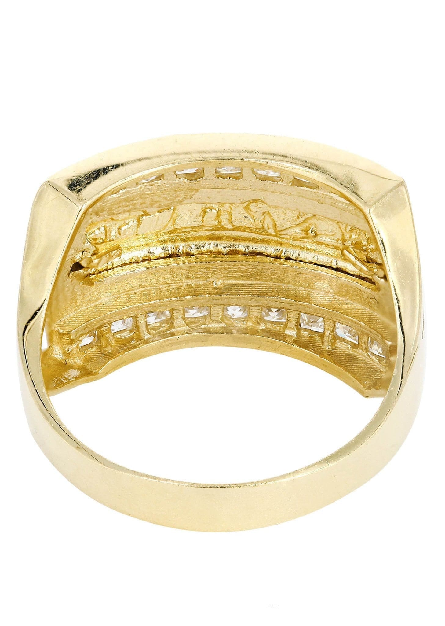 Manufacturer 3 Last Supper 10K Gold Mens Ring | 6.4 Grams