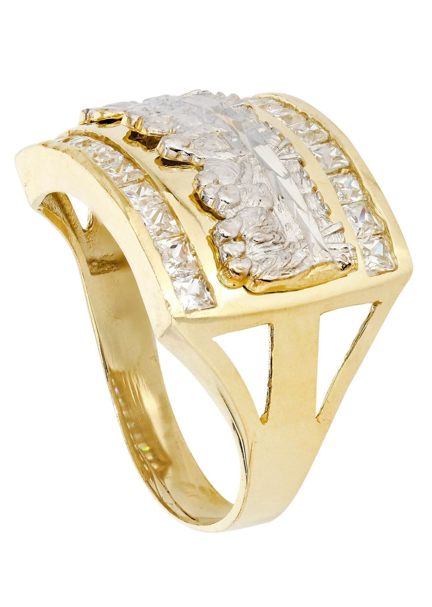 Manufacturer 3 Last Supper 10K Gold Mens Ring | 6.4 Grams
