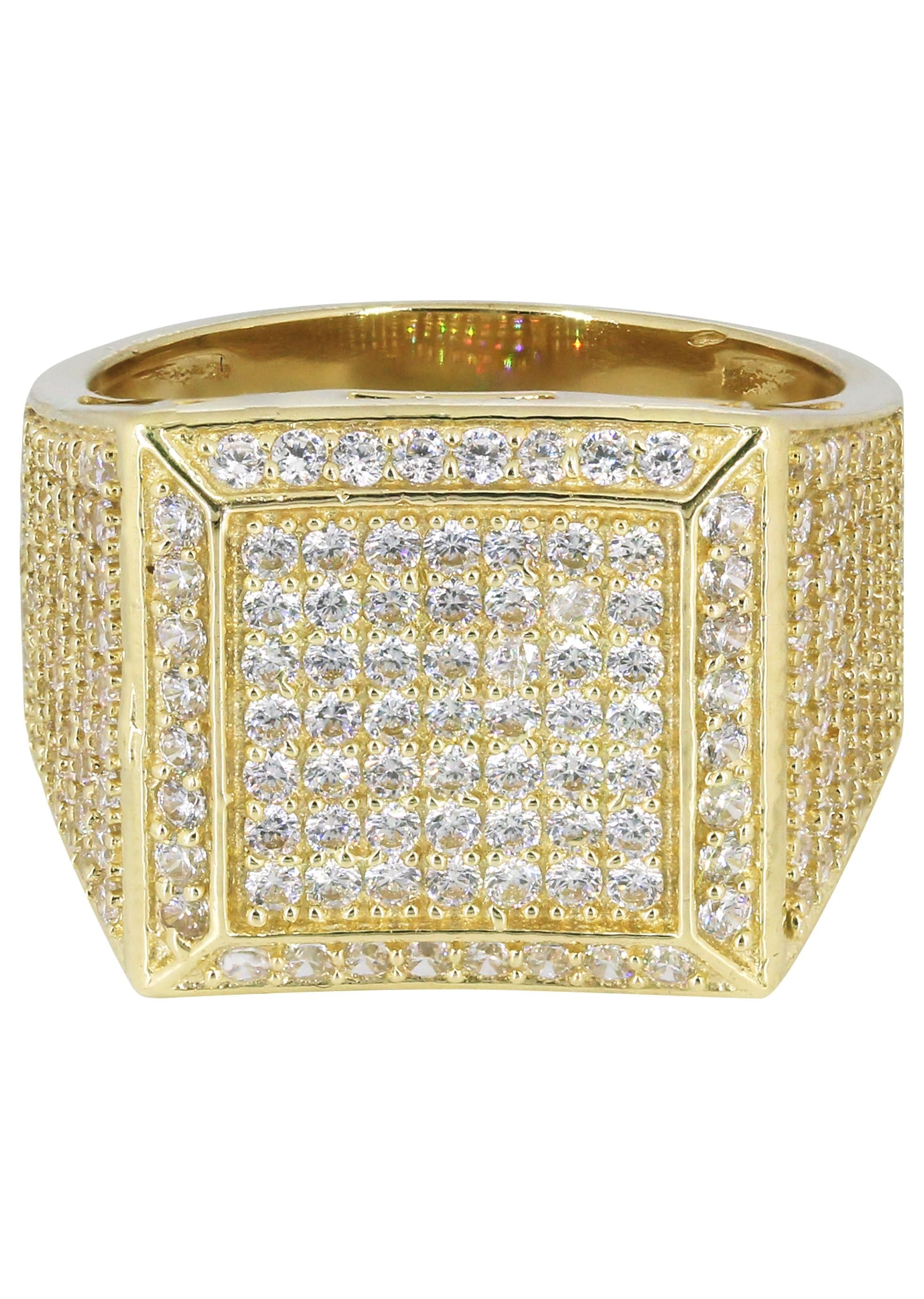 Manufacturer 1 10K Gold Ring For Men - Mens Pinky Ring | 9.4 Grams