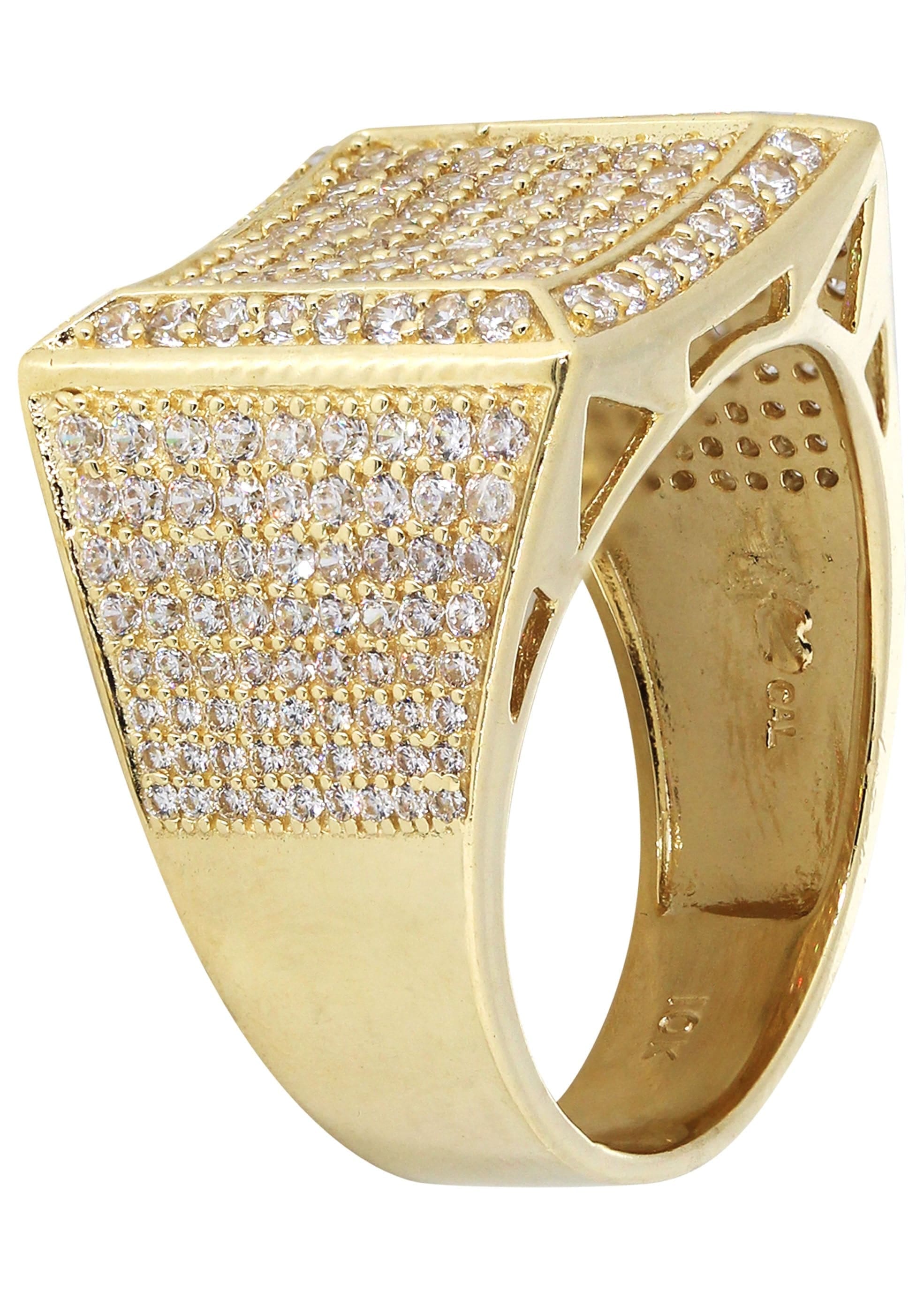 Manufacturer 1 10K Gold Ring For Men - Mens Pinky Ring | 9.4 Grams