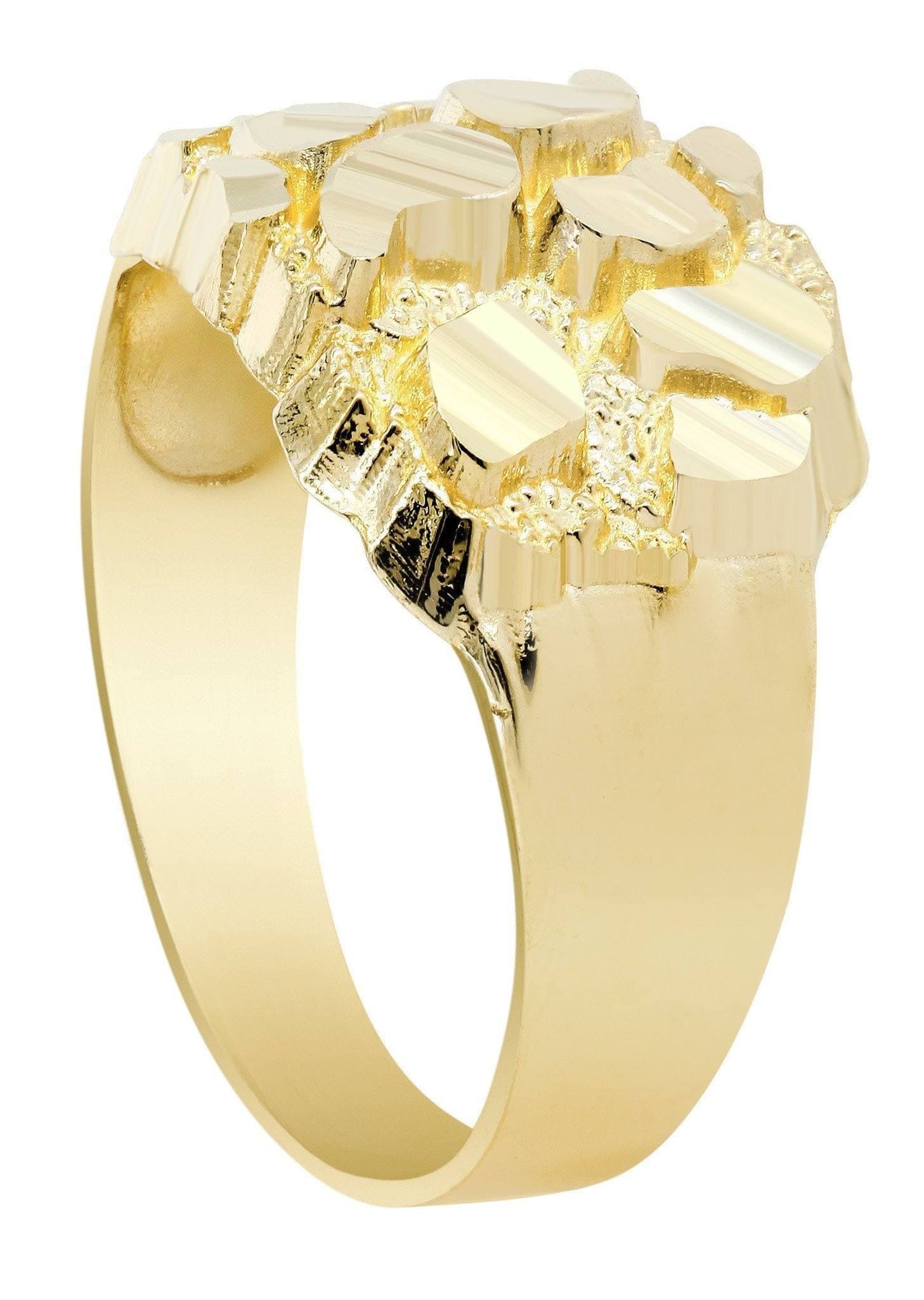Manufacturer 3 Gold Nugget Ring - 10K Gold | 4.5 Grams