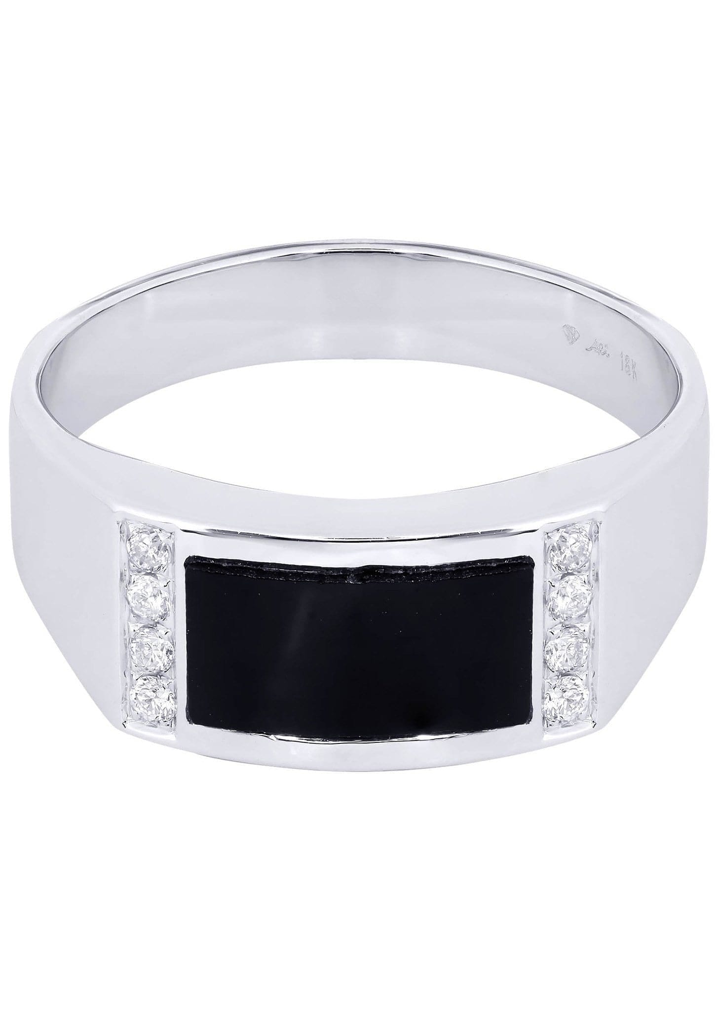 Manufacturer 47 White Gold Pinky Diamond Ring| 0.12 Carats| 6.37 Grams