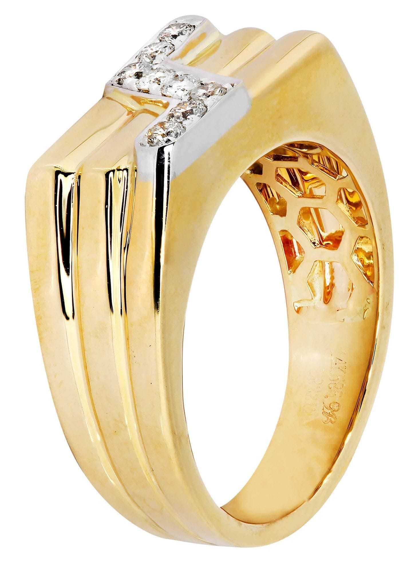 Manufacturer 8 Mens Diamond Pinky Ring| 0.28 Carats| 8.73 Grams
