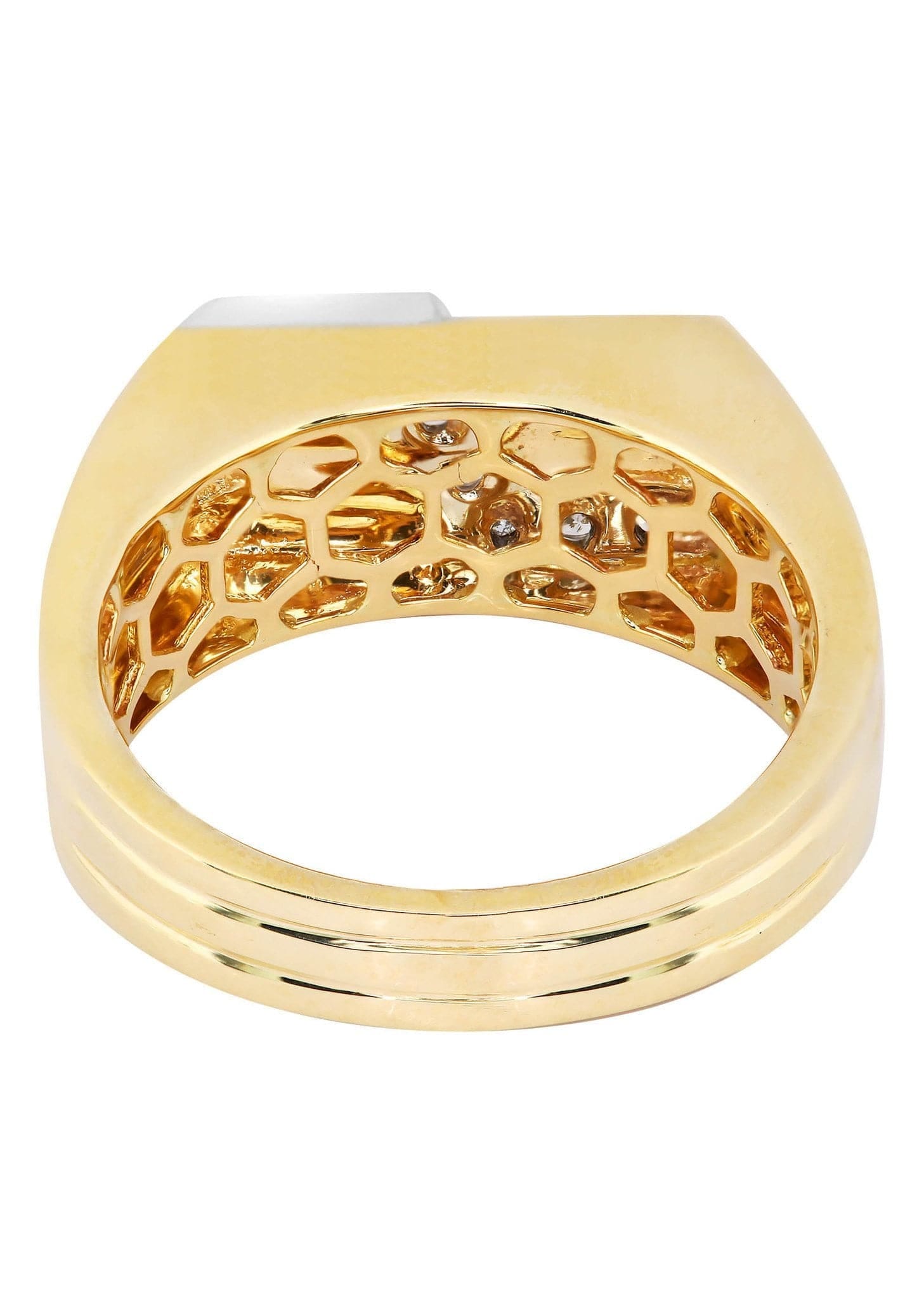 Manufacturer 8 Mens Diamond Pinky Ring| 0.28 Carats| 8.73 Grams