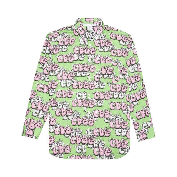 Comme des Garçons SHIRT x KAWS Classic Shirt Print G White