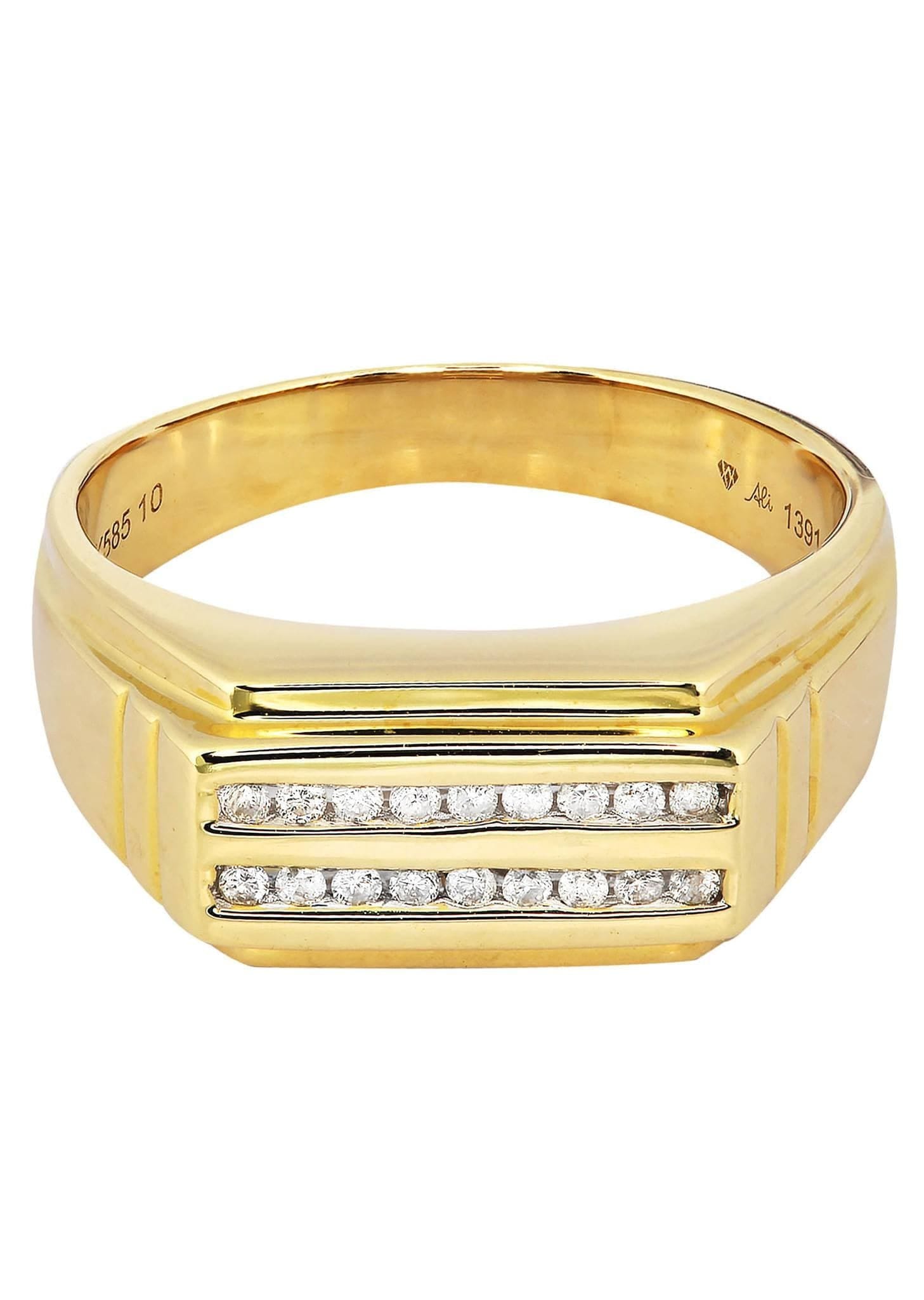 Manufacturer 8 Mens Diamond Ring / Pinky Diamond Ring| 0.17 Carats
