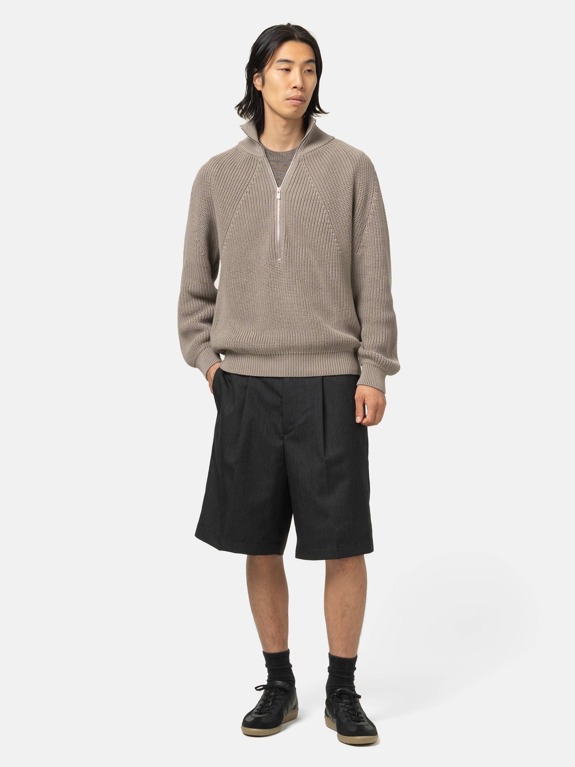 Batoner Signature Half Zip Beige