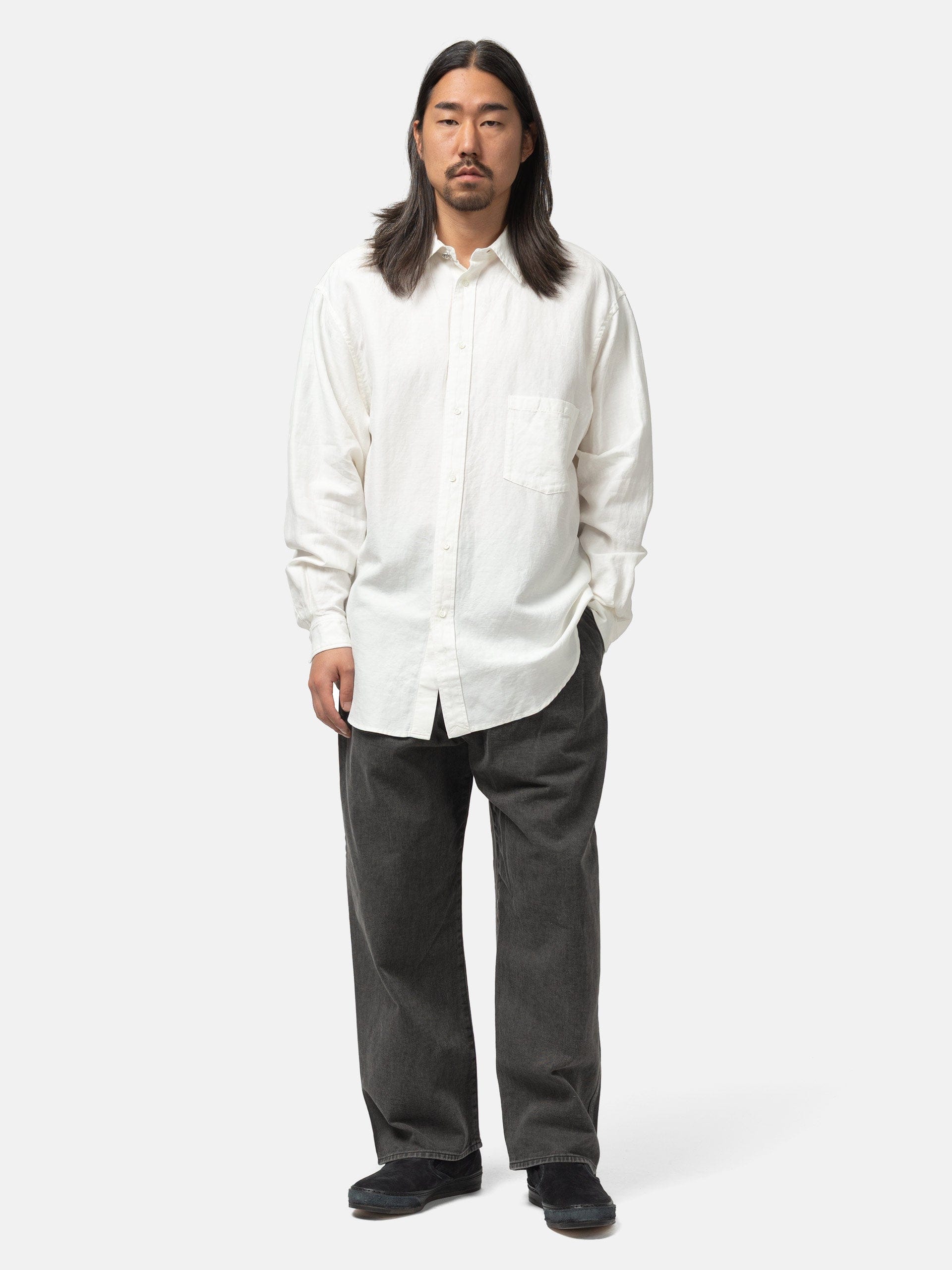 Barbell Object Cotton Linen +sh White