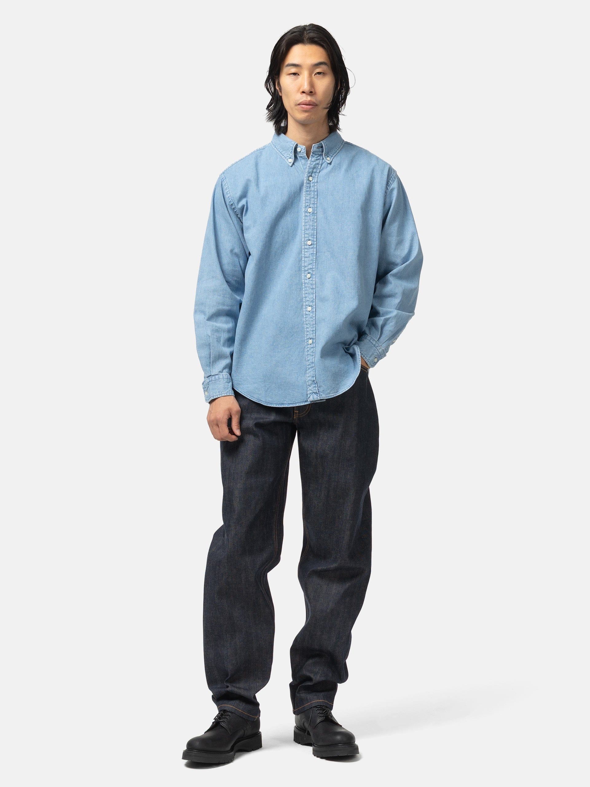 CIOTA Denim B.D Shirt Light Blue
