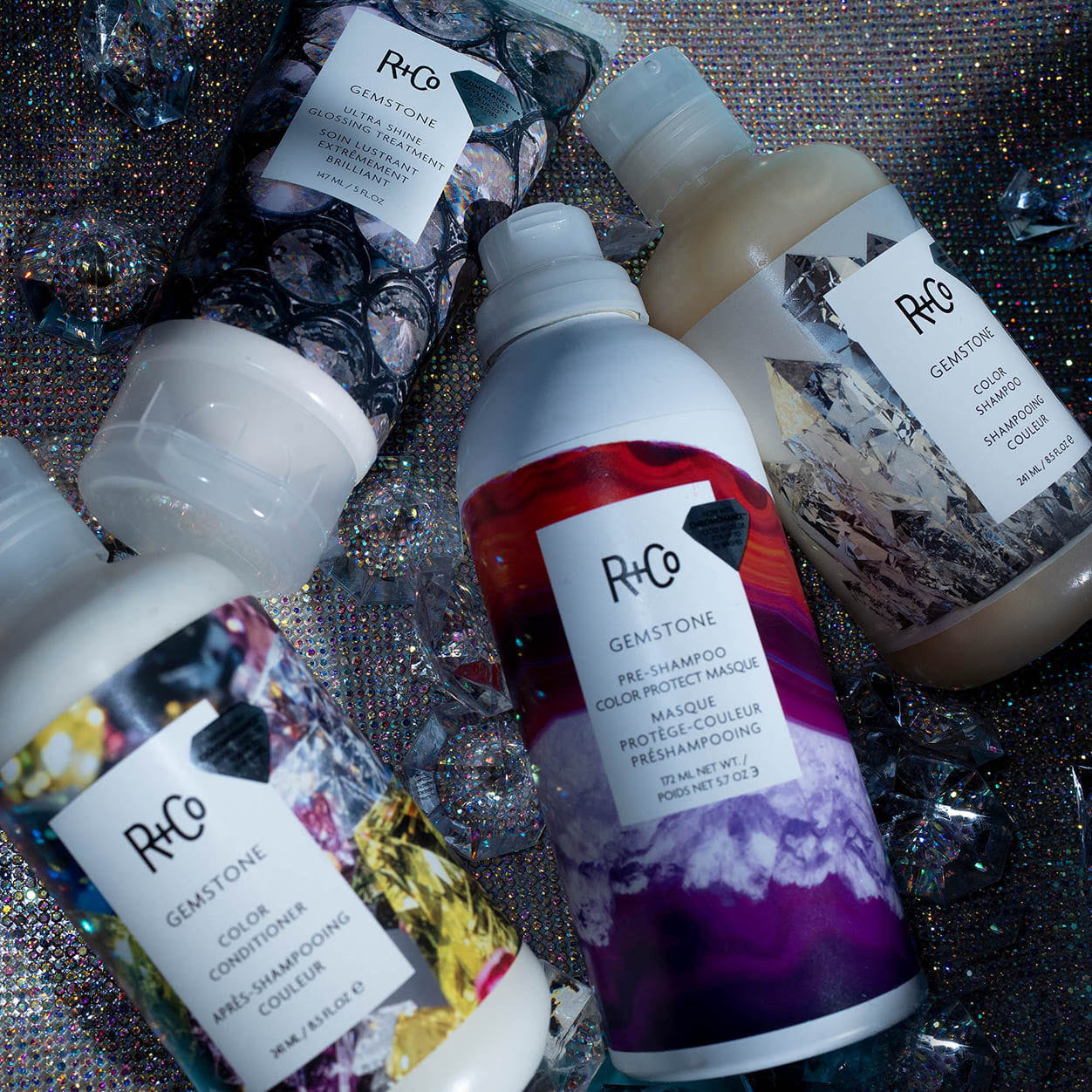 R+co Gemstone Pre - Shampoo Color Protect Masque