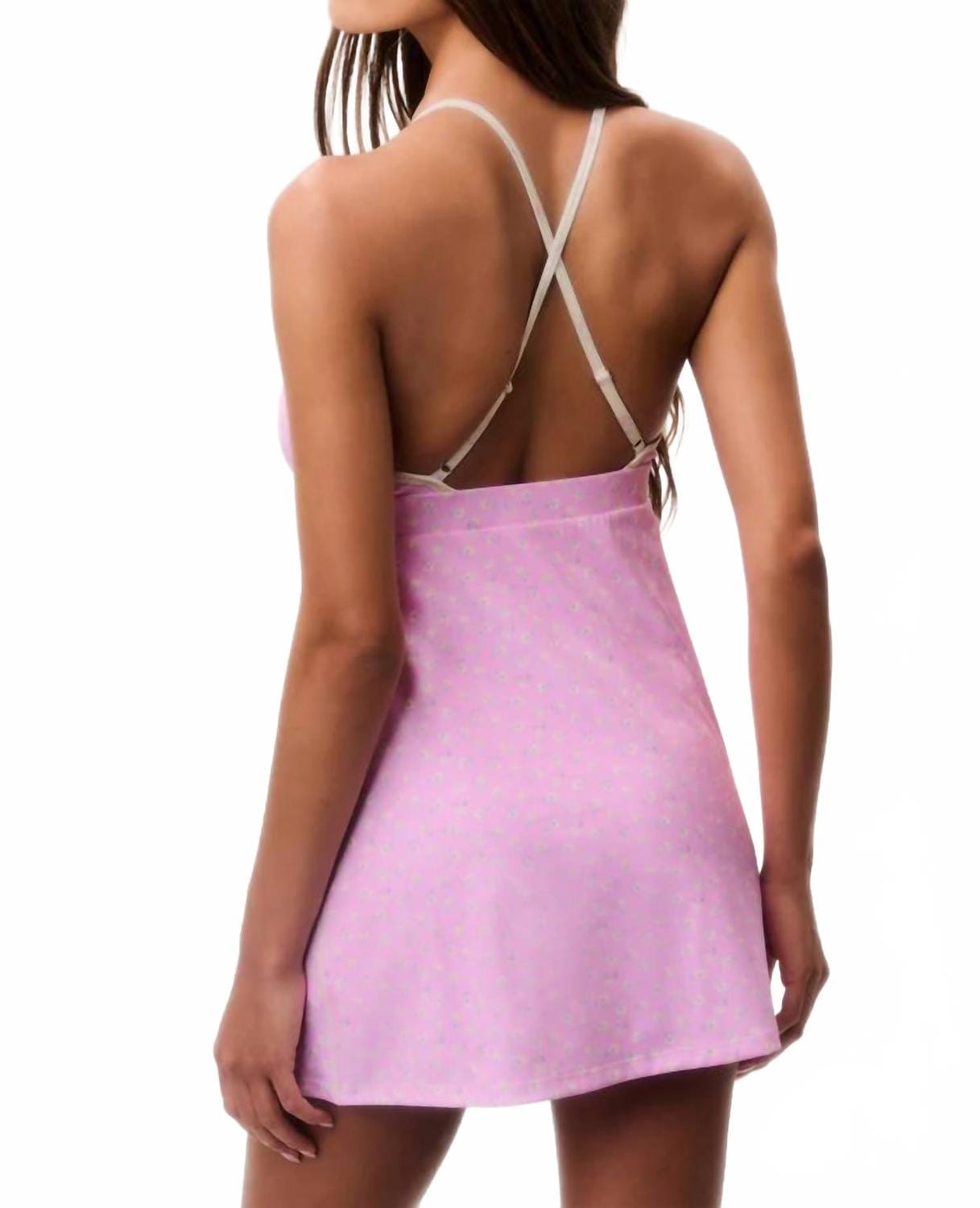Polaroid Lashinda Mini Dress In Polaroid Rose