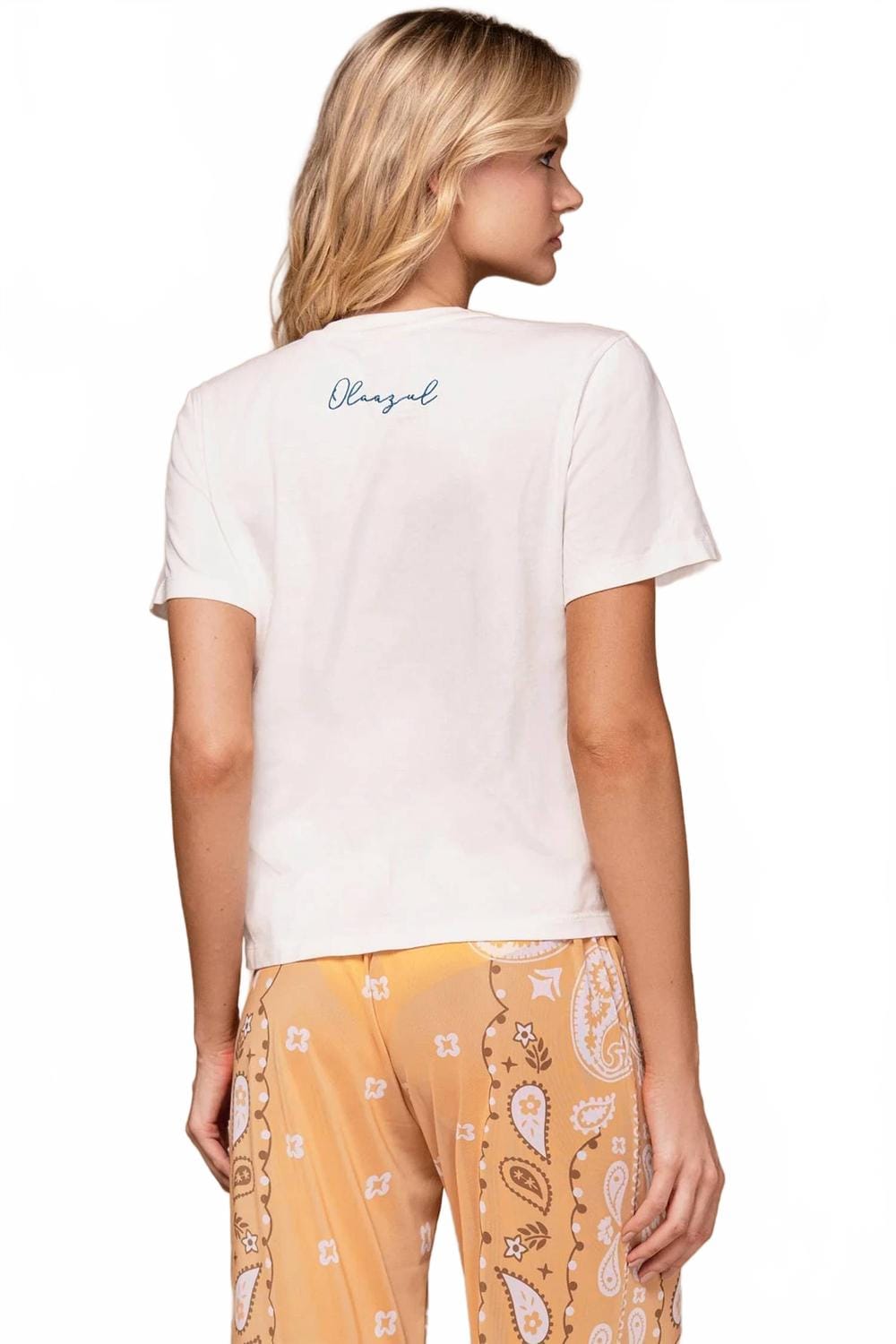 WHITE* Maya Oasis Short Sleeve T - Shirt In White