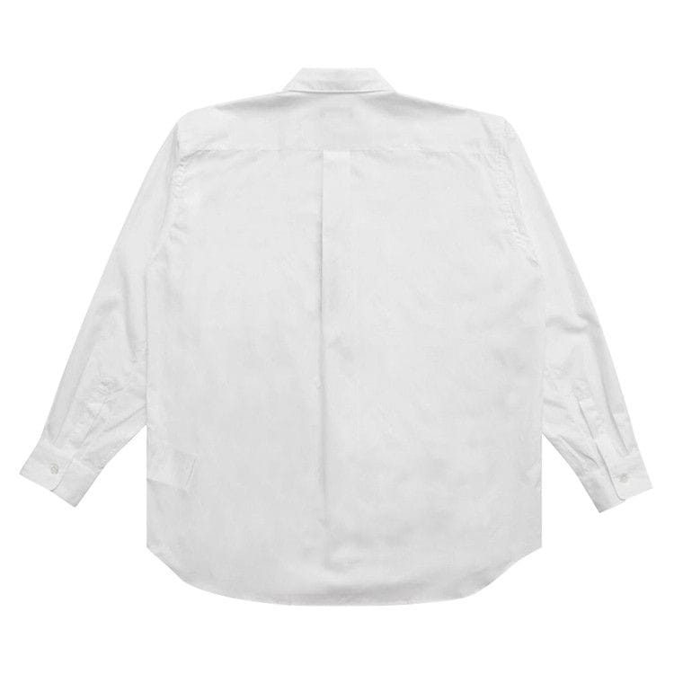 Comme des Garçons Homme Plus Mesh Button Down Shirt White