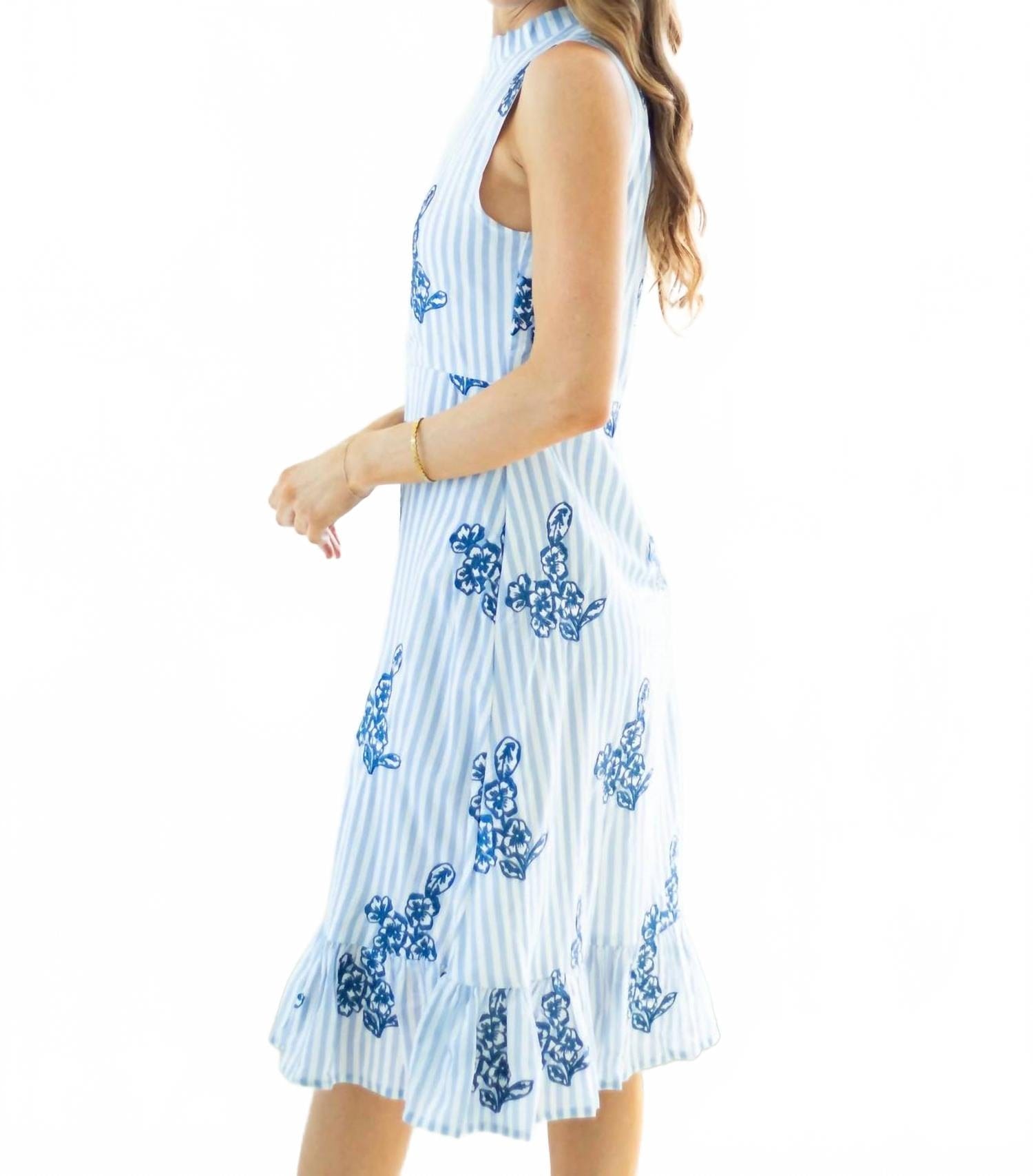 Blue Casey Dress In Blue