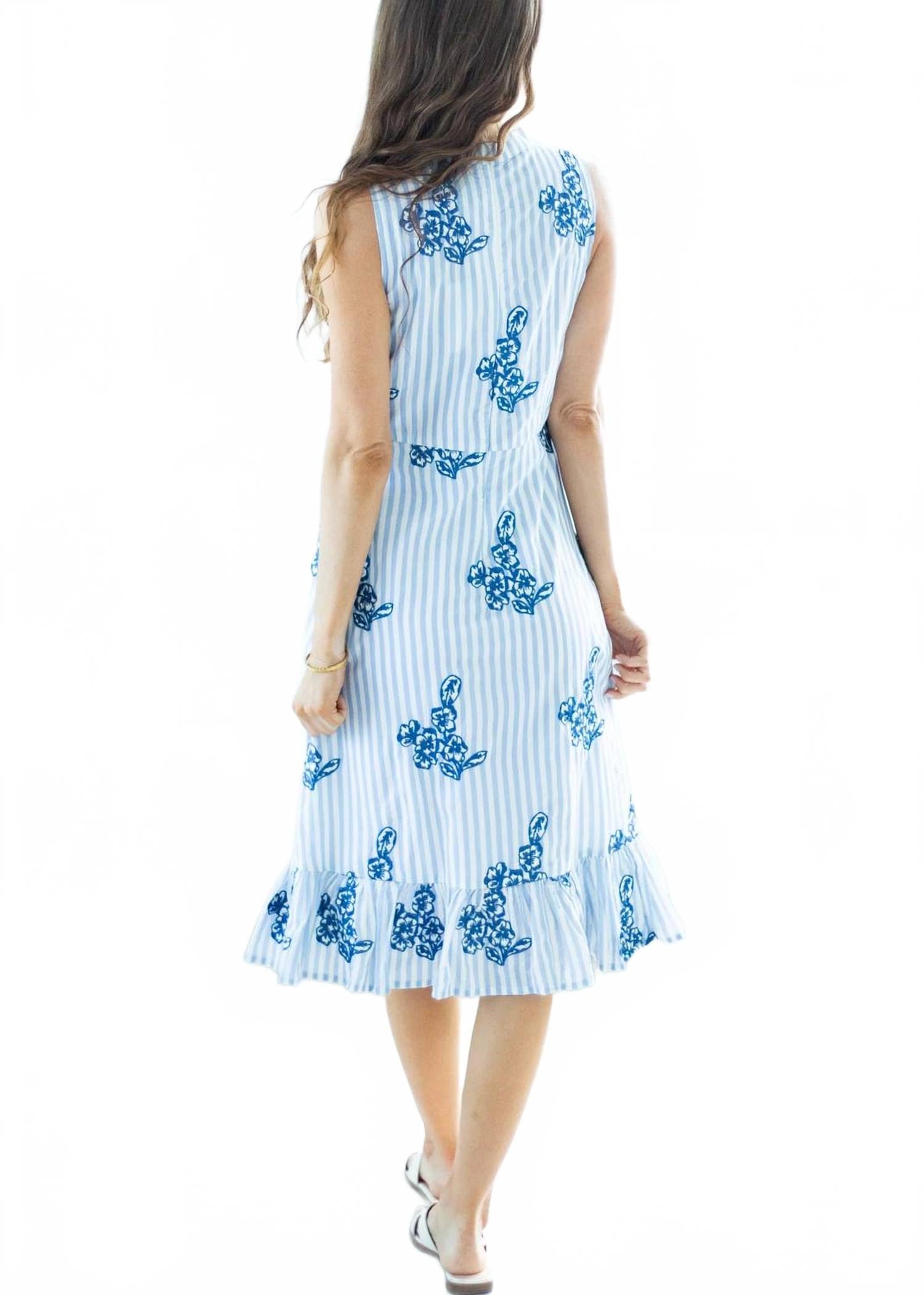 Blue Casey Dress In Blue