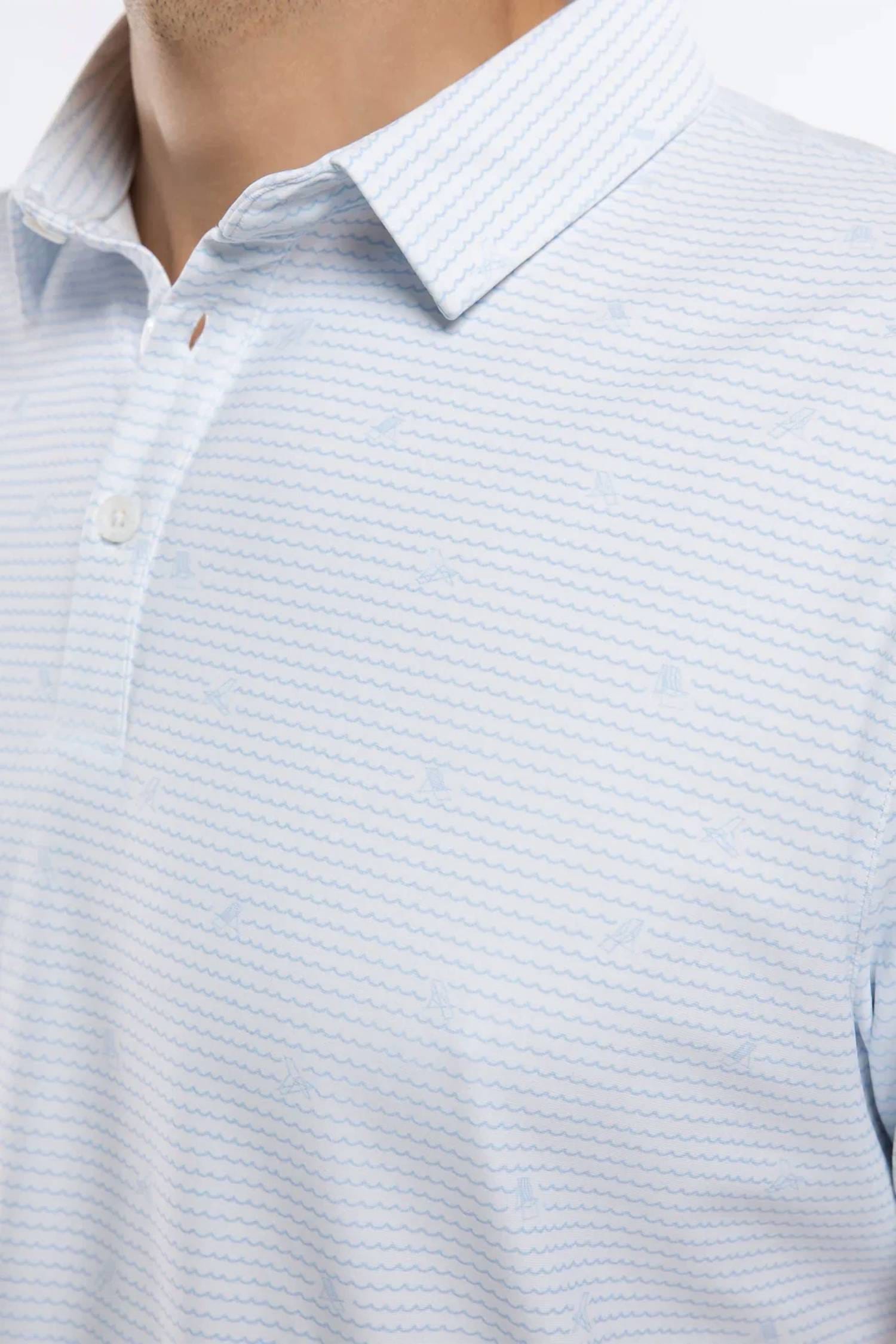 Polo Harvey Polo Shirt In Toe Dip