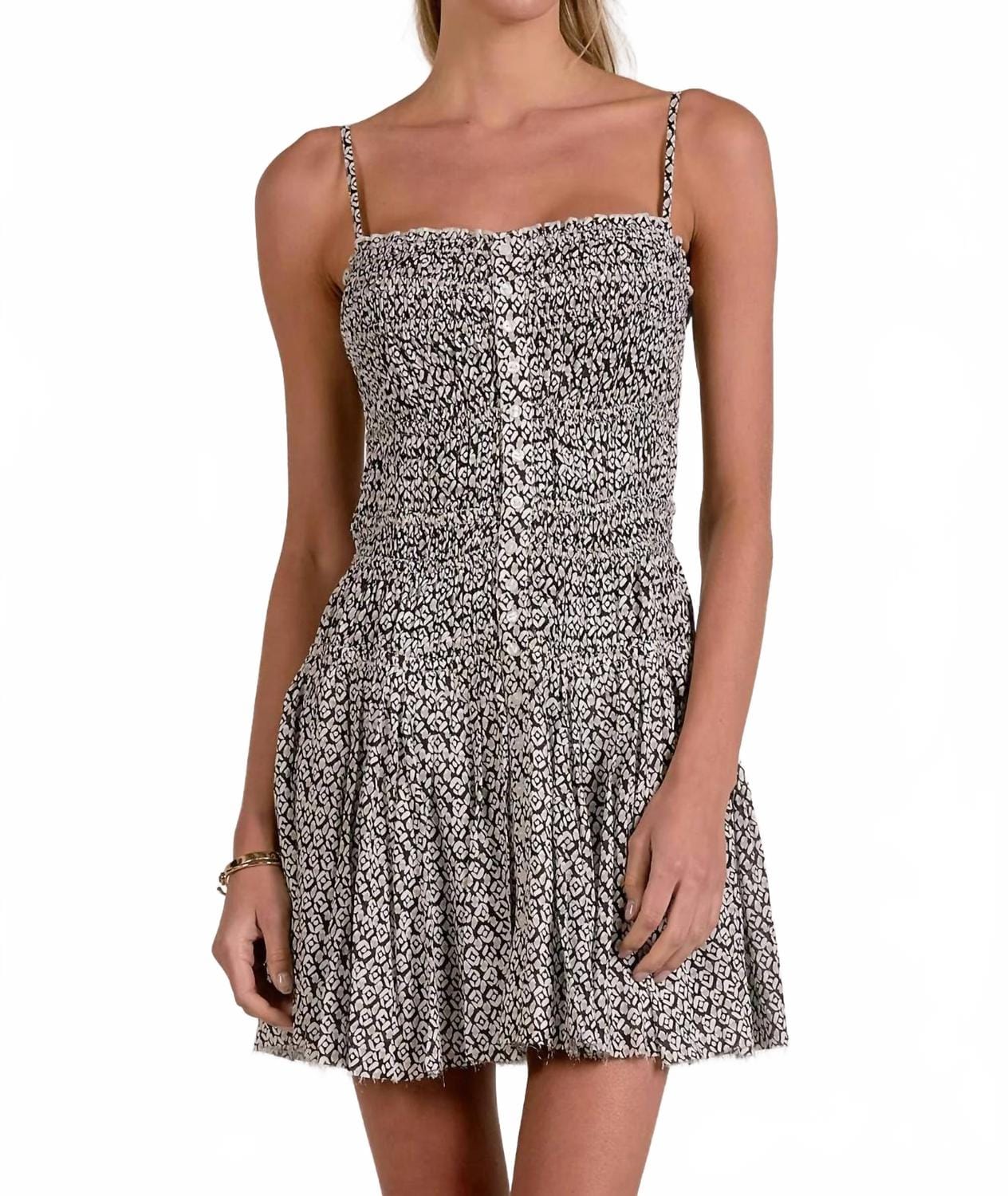 Grace Mini Dress In Grey