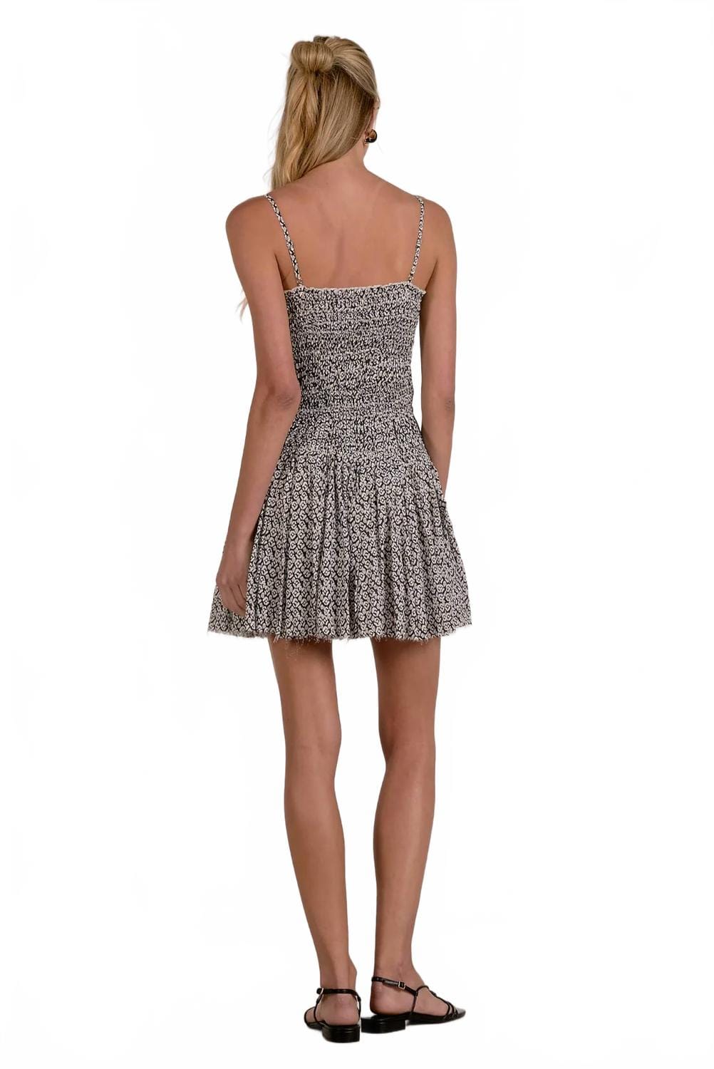 Grace Mini Dress In Grey