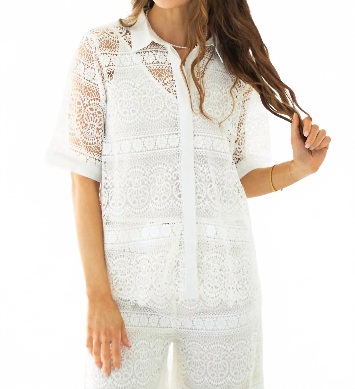 WHITE* Katie Blouse In White
