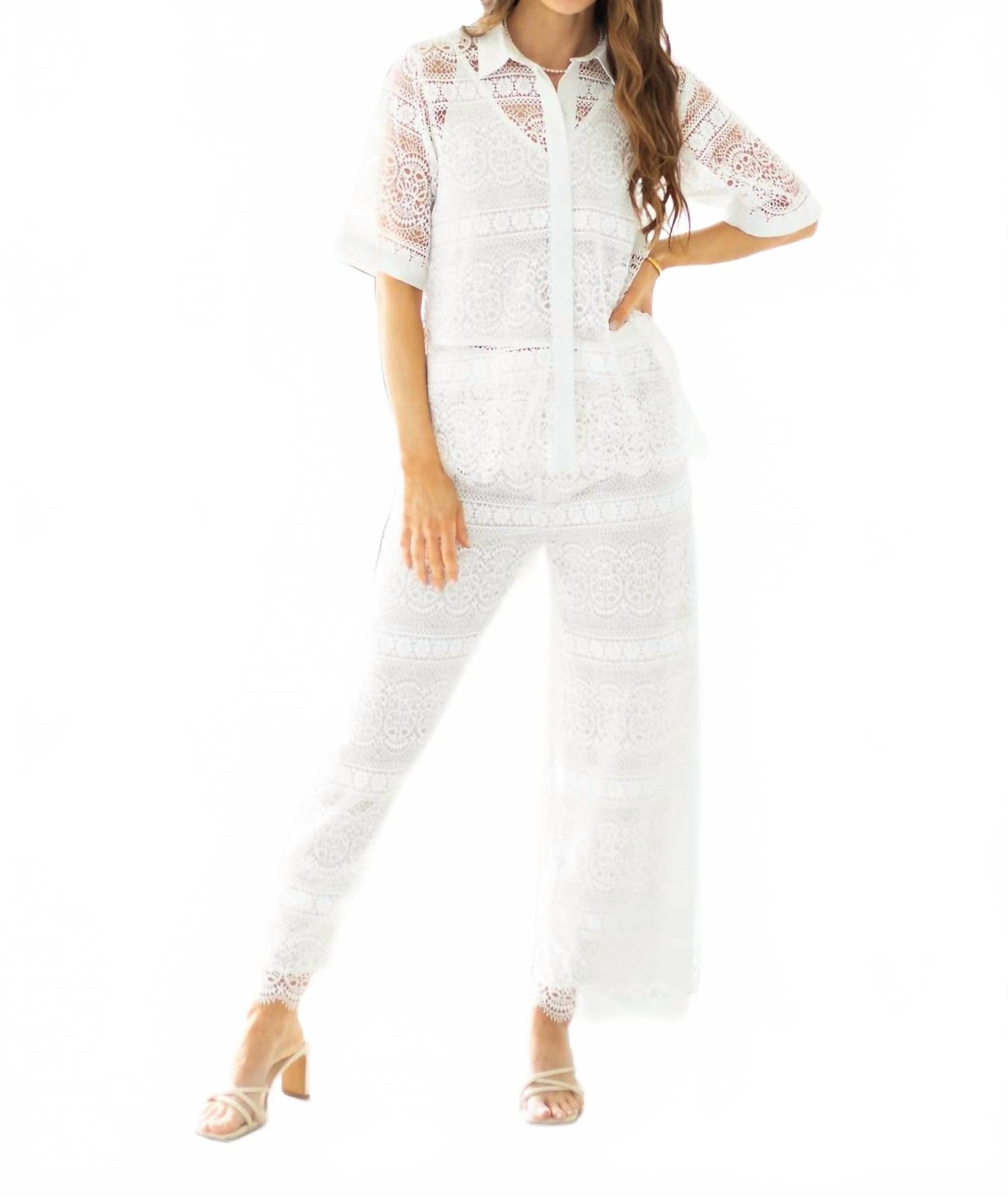 WHITE* Katie Blouse In White