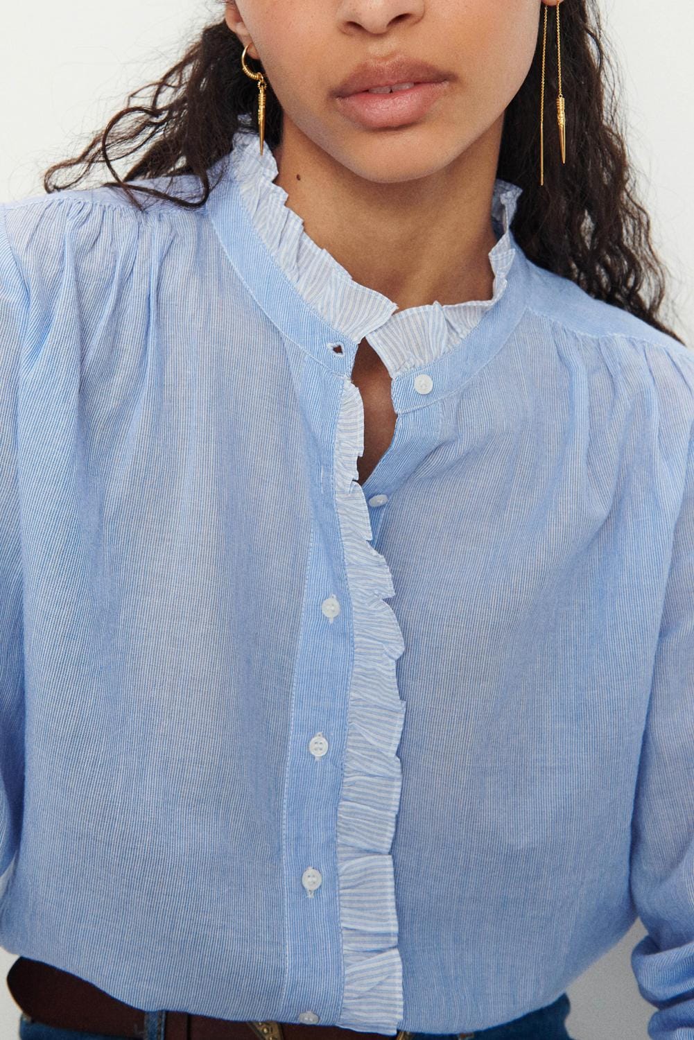 Blue Rita Shirt In Blue