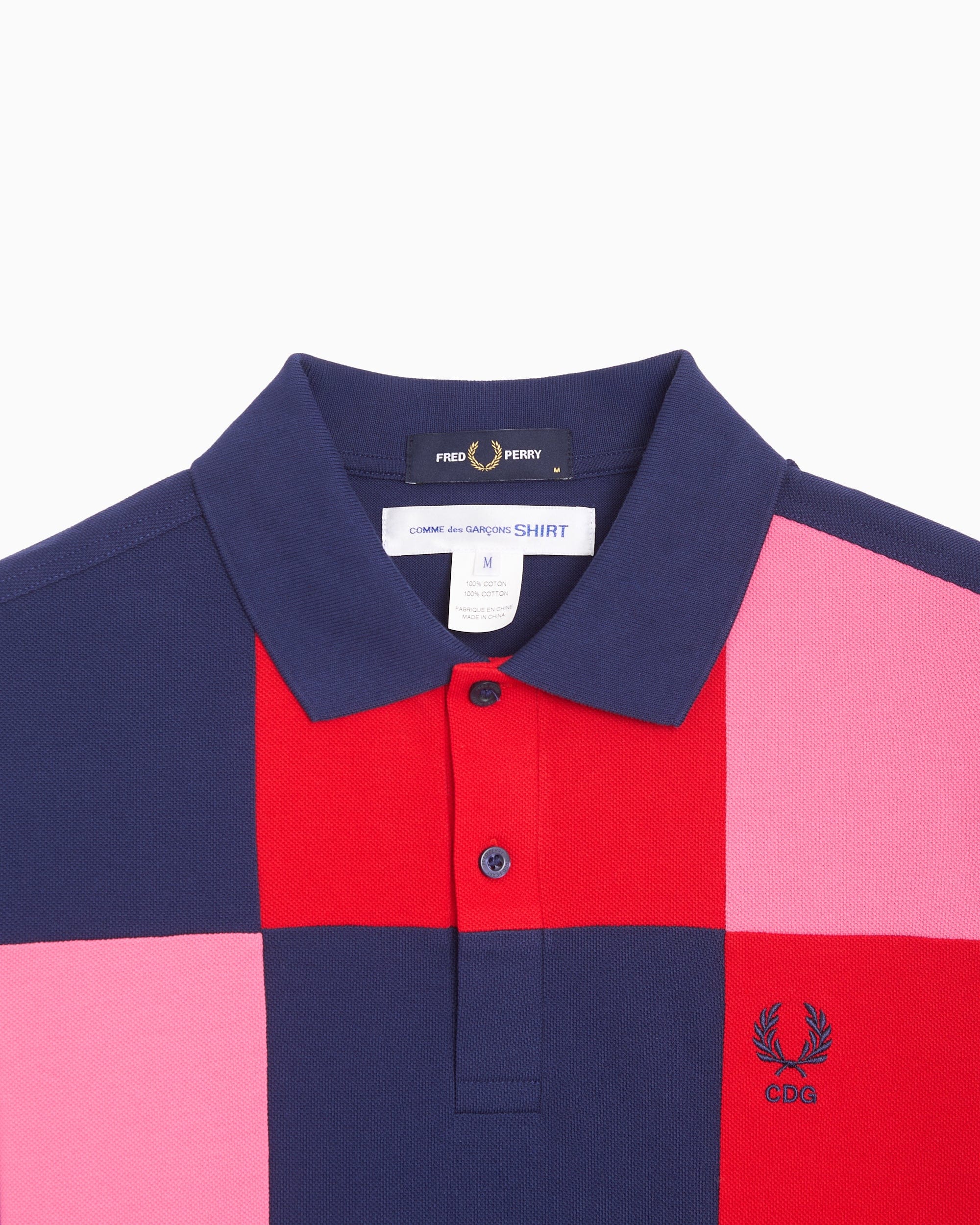 Comme des Garçons Shirt Polo de cuadros Comme Des Garçons Shirt x Fred Perry para hombre