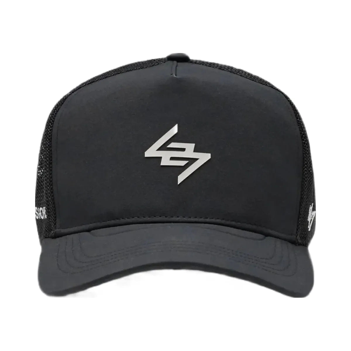 Represent 247 x 47 Logo Trucker Cap Jet Black