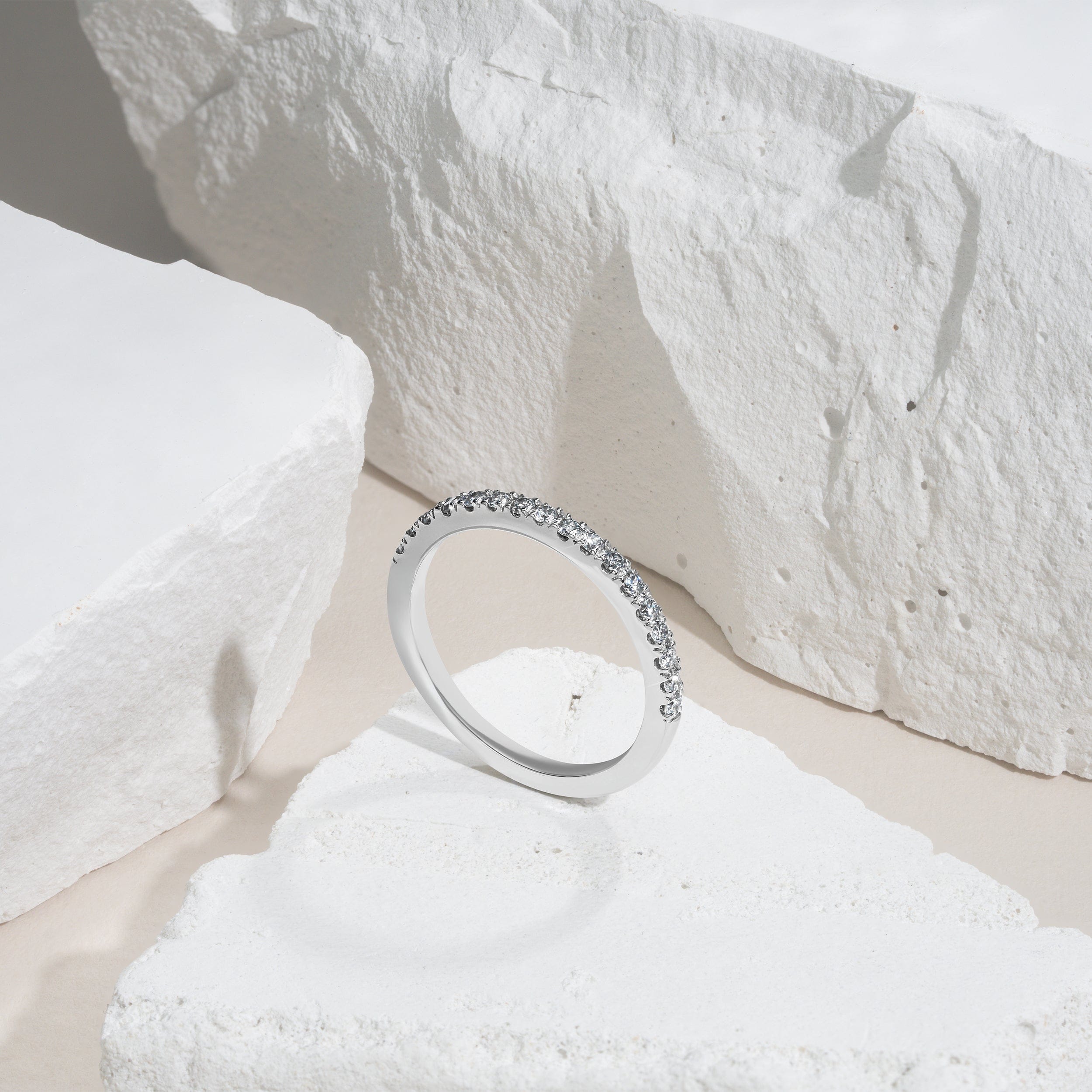 Beatrice Matching Wedding Band 0.30ct G/Si Diamond in 18K White Gold