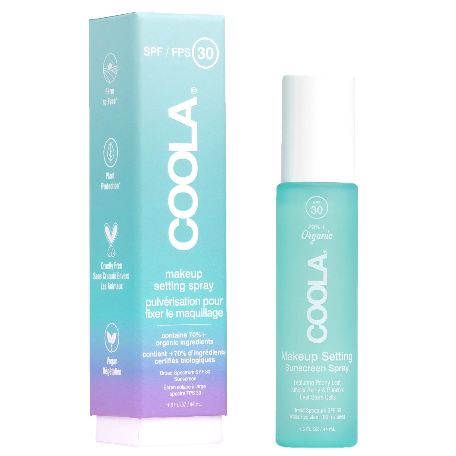 Coola Makeup Setting Sunscreen Spray SPF30 44 ml