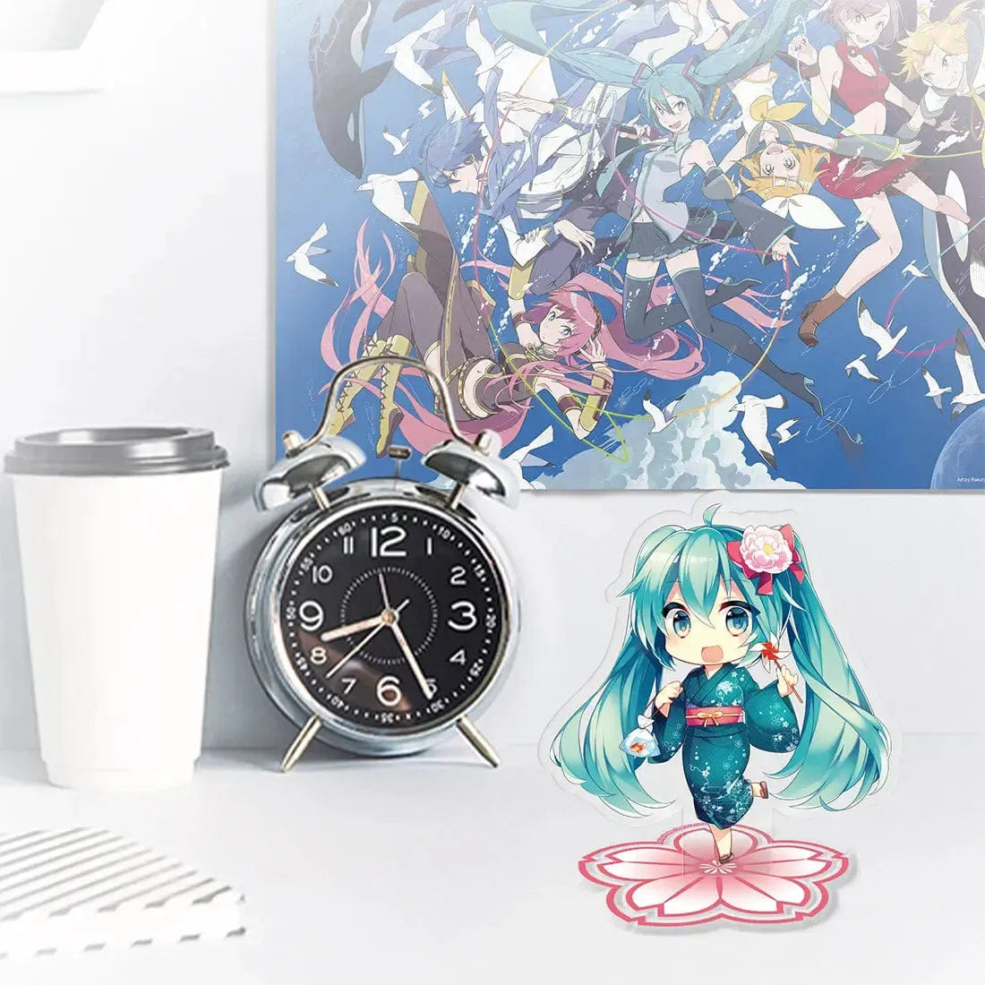 Abystyle Hatsune Miku - Chibi Kimono Hatsune Miku Standee Figure (3.75" Acrylic) - ABYstyle - Acryl Series