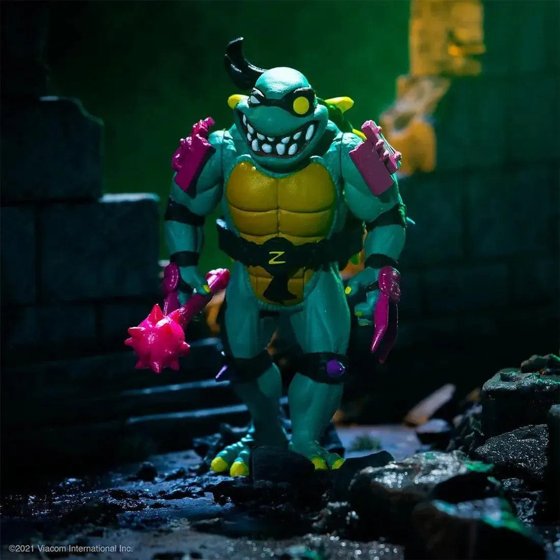 Super7 Teenage Mutant Ninja Turtles - Slash Action Figure (3.75") - Super7 - ReAction Figures Series