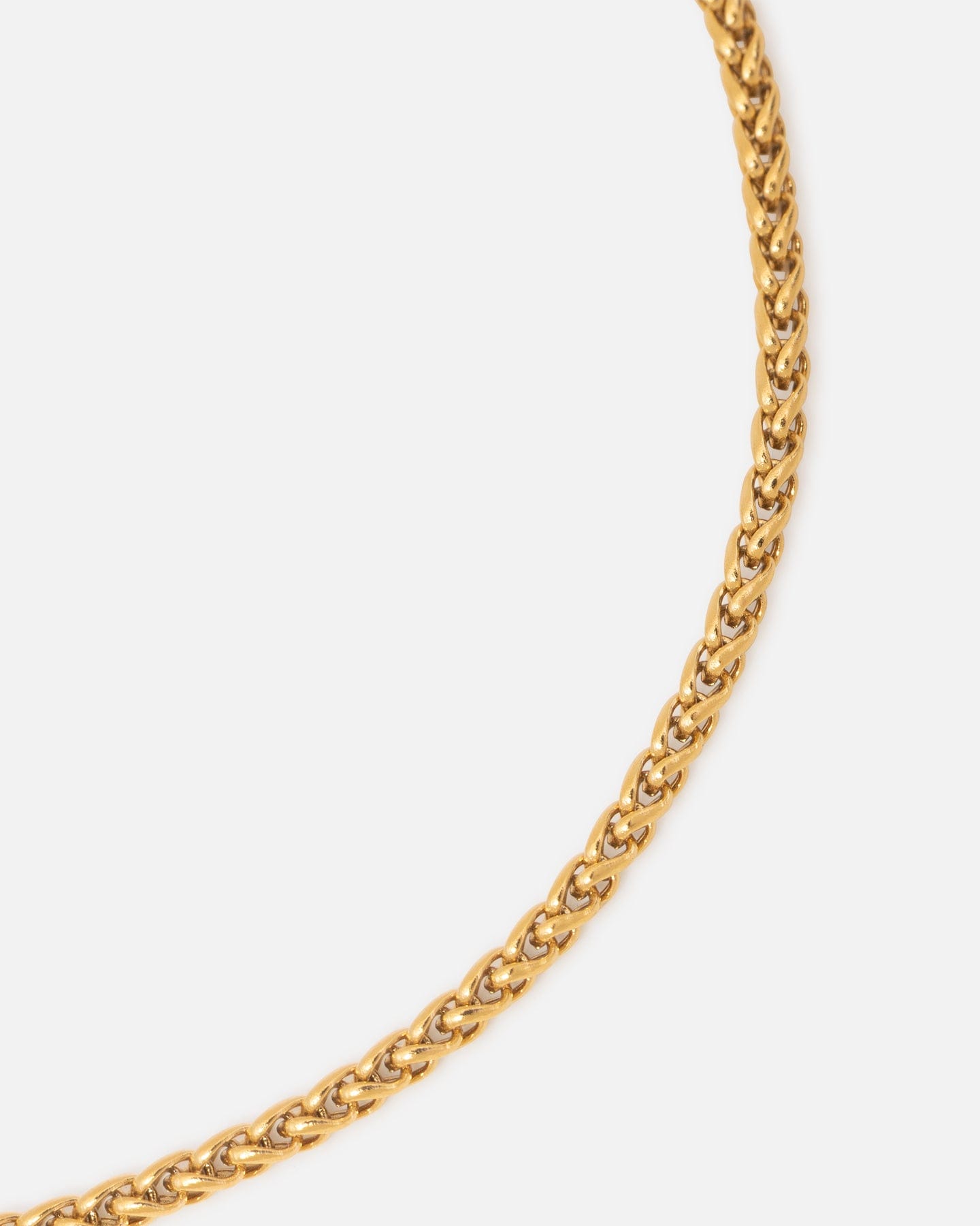 Saint Morta 2 mm Palm Chain Bracelet Gold
