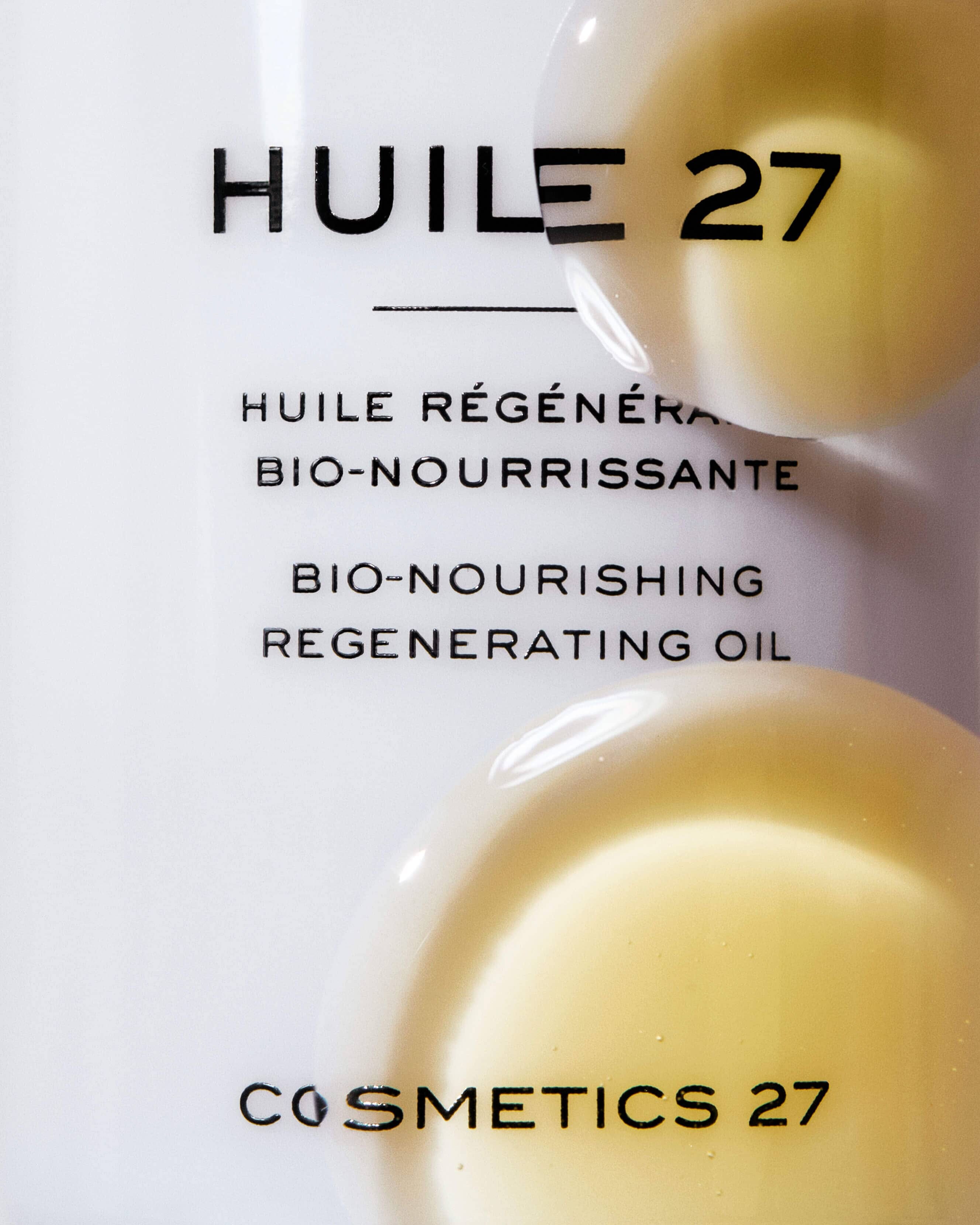 Cosmetics 27 Huile 27 Bio - Nourishing Regenerating Oil