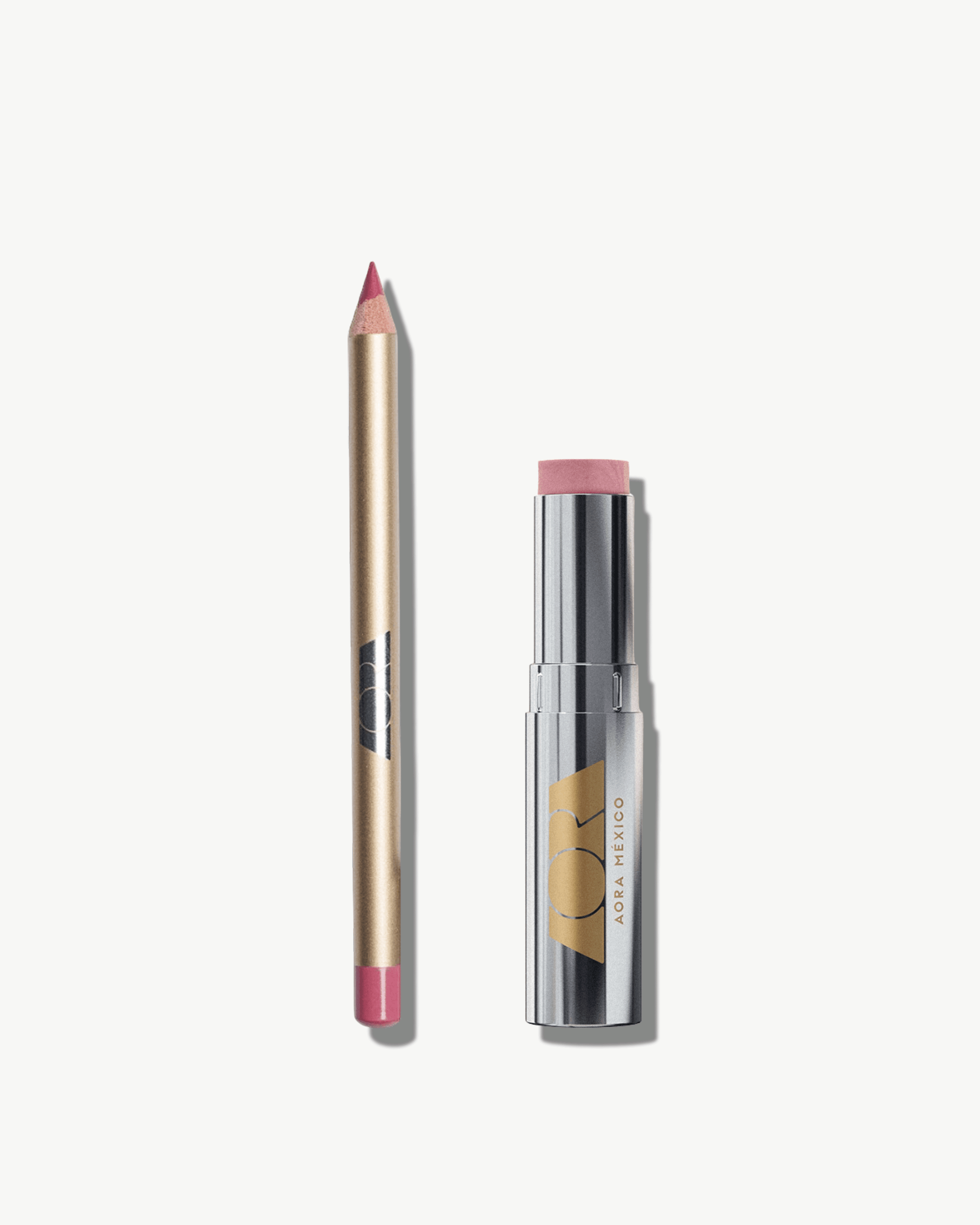 Aora Makeup Soft Rosa Lip Duo