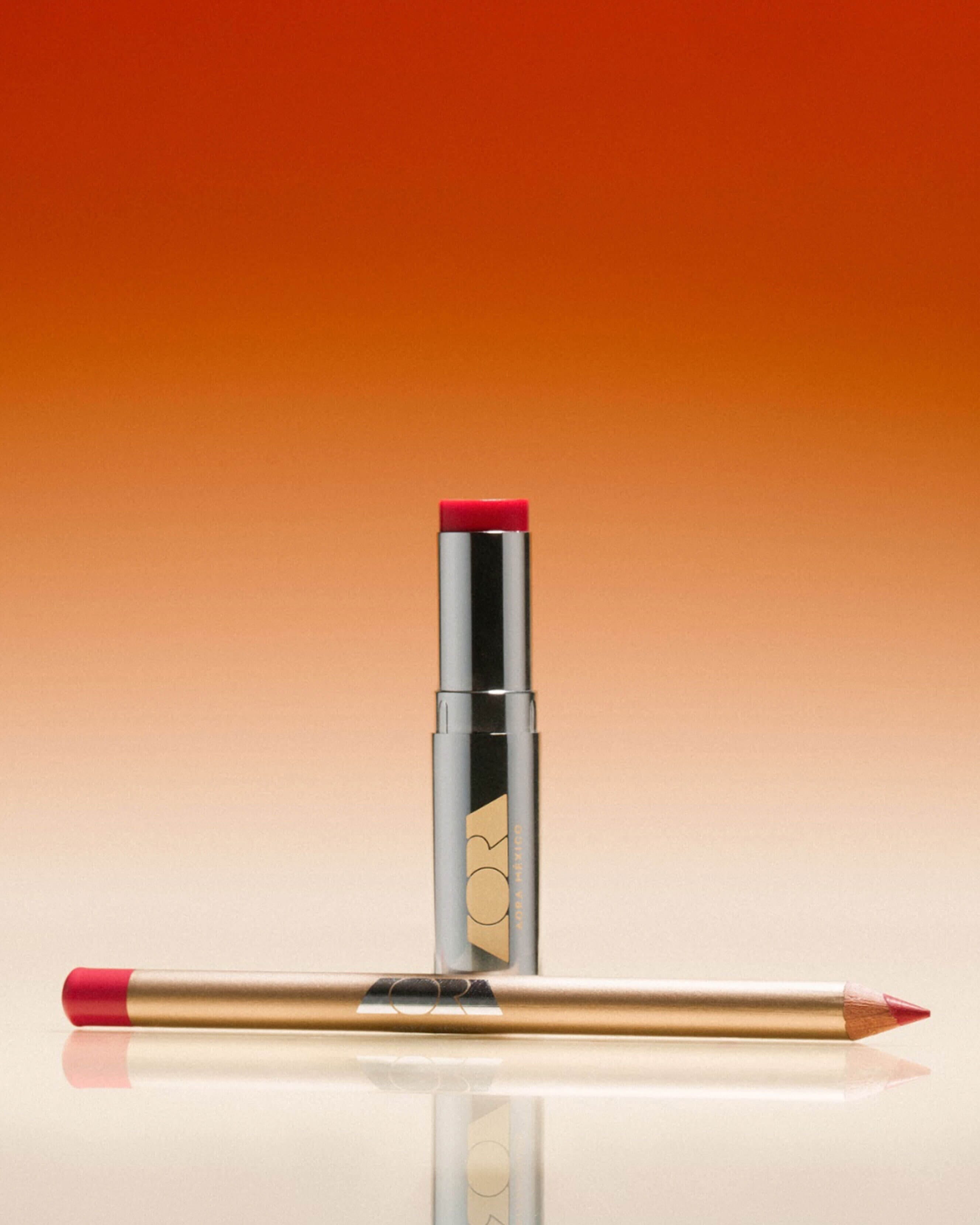 Aora Makeup Spicy Rojo Lip Duo