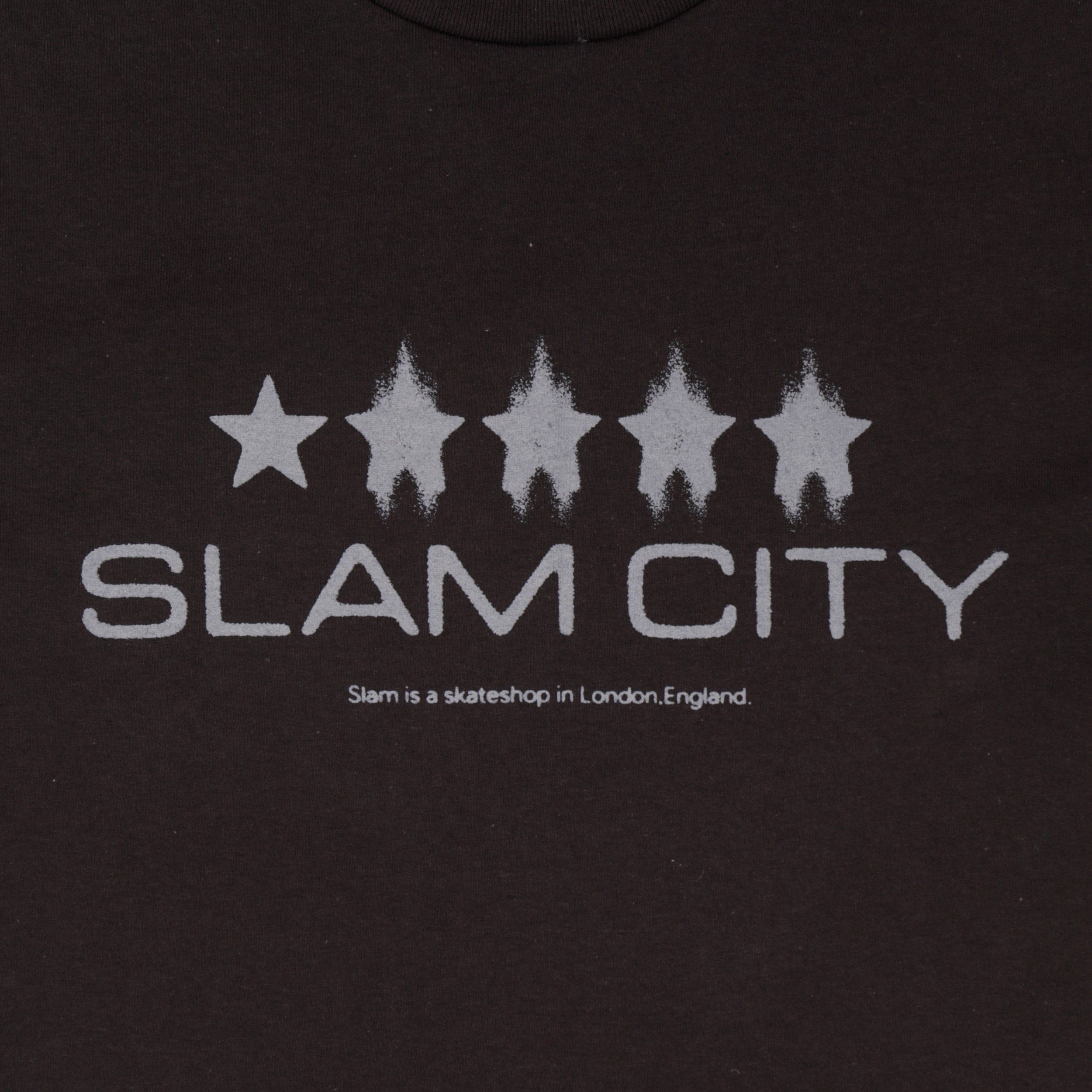 Slam City Skates Review T - Shirt Black / Grey