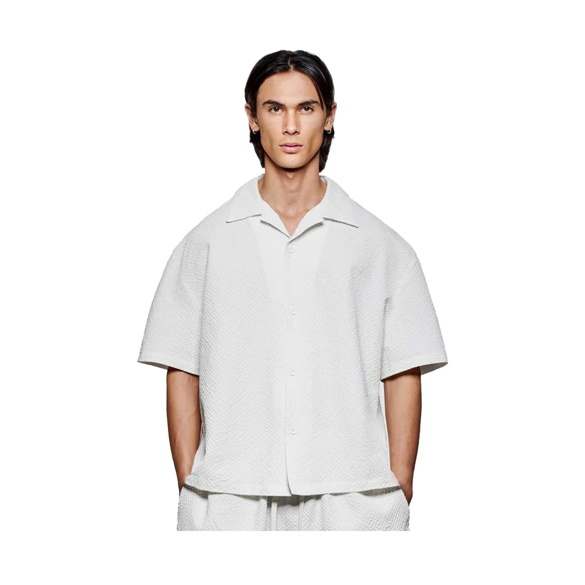 Vacation SEERSUCKER VACATION SHIRT - BONE