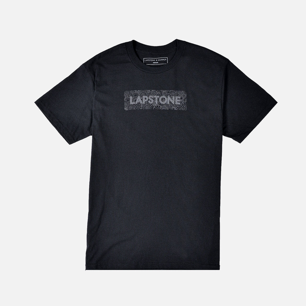 Lapstone & Hammer LAPSTONE DECO BOX T-Shirt - BLACK REFLECTIVE