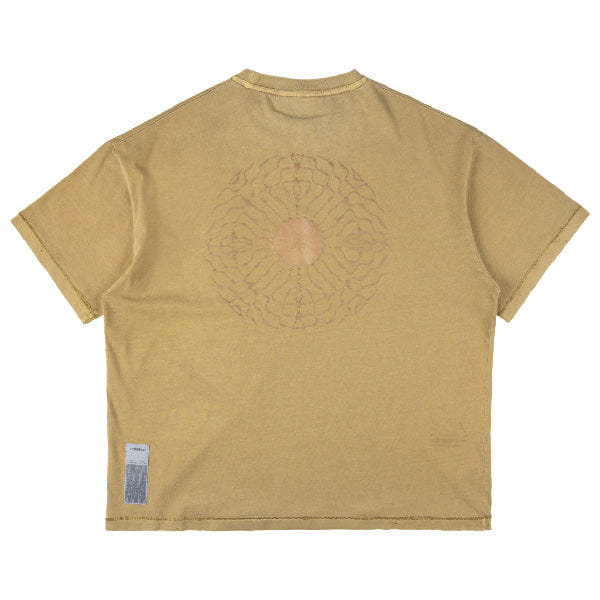 Arthefact Raung Graphique Satui T - Shirt - Aged Breen Pigment Dyed