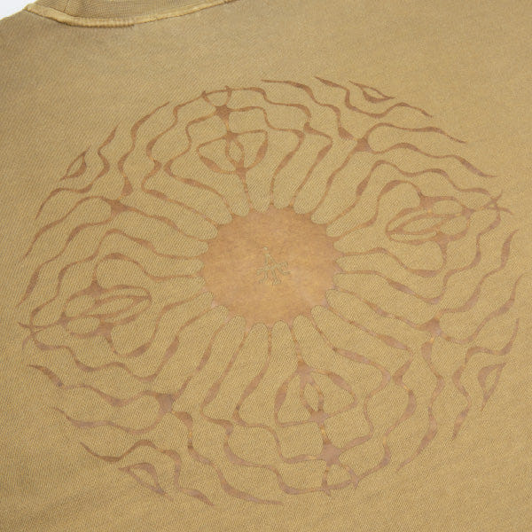 Arthefact Raung Graphique Satui T - Shirt - Aged Breen Pigment Dyed