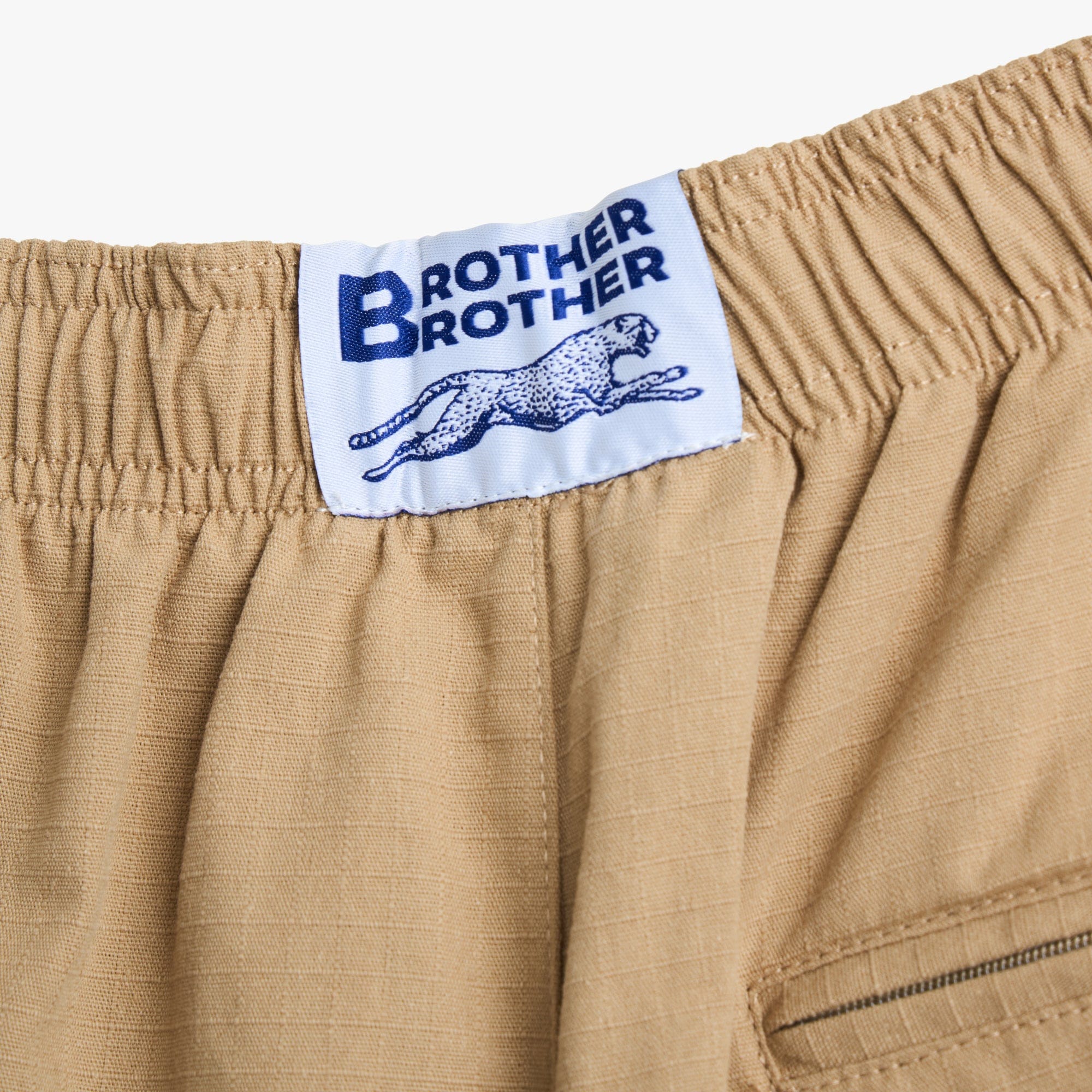 Brother Brother Ripstop Baggie Shorts / Khaki