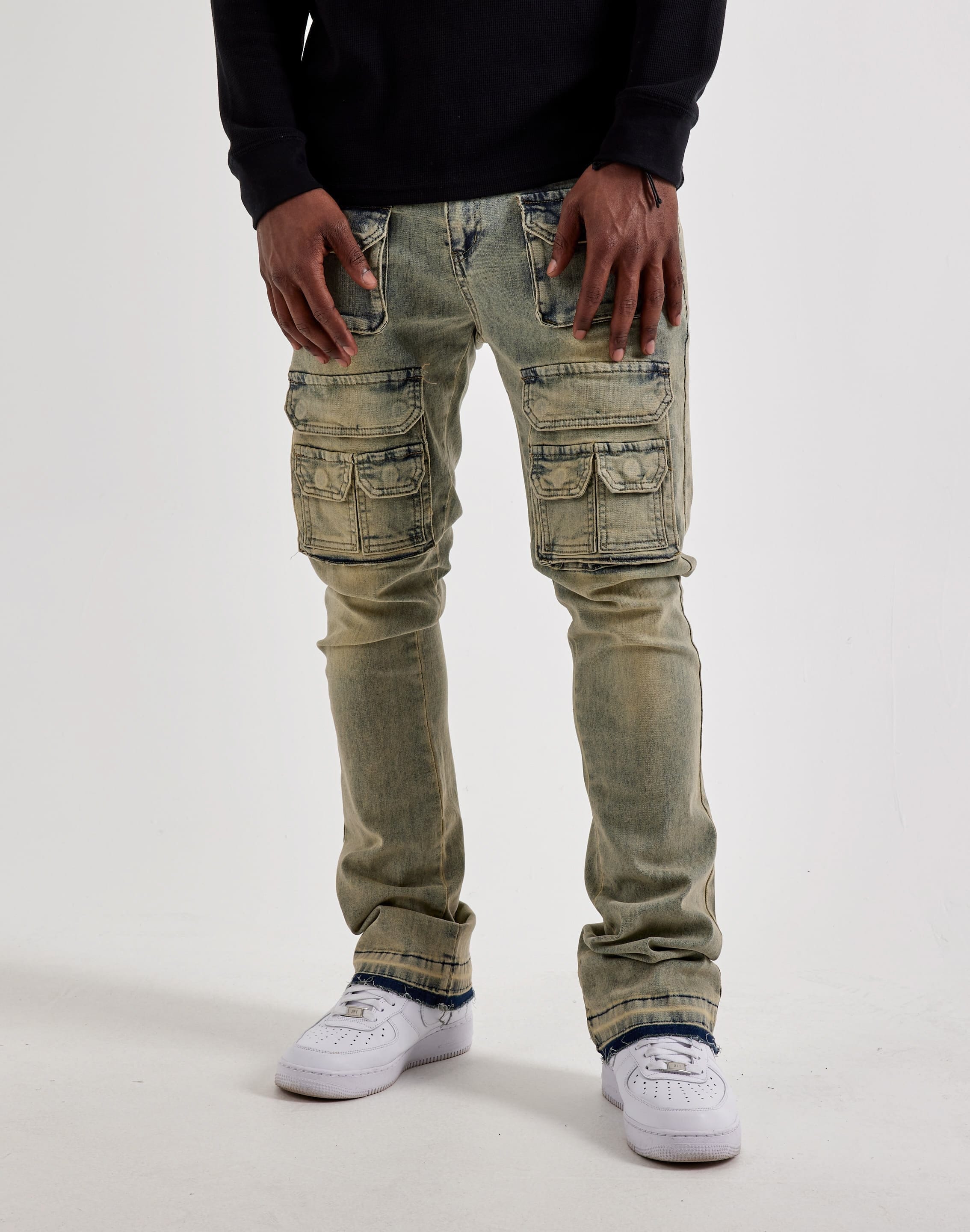 Waimea Multi - Pocket Cargo Denim Jeans