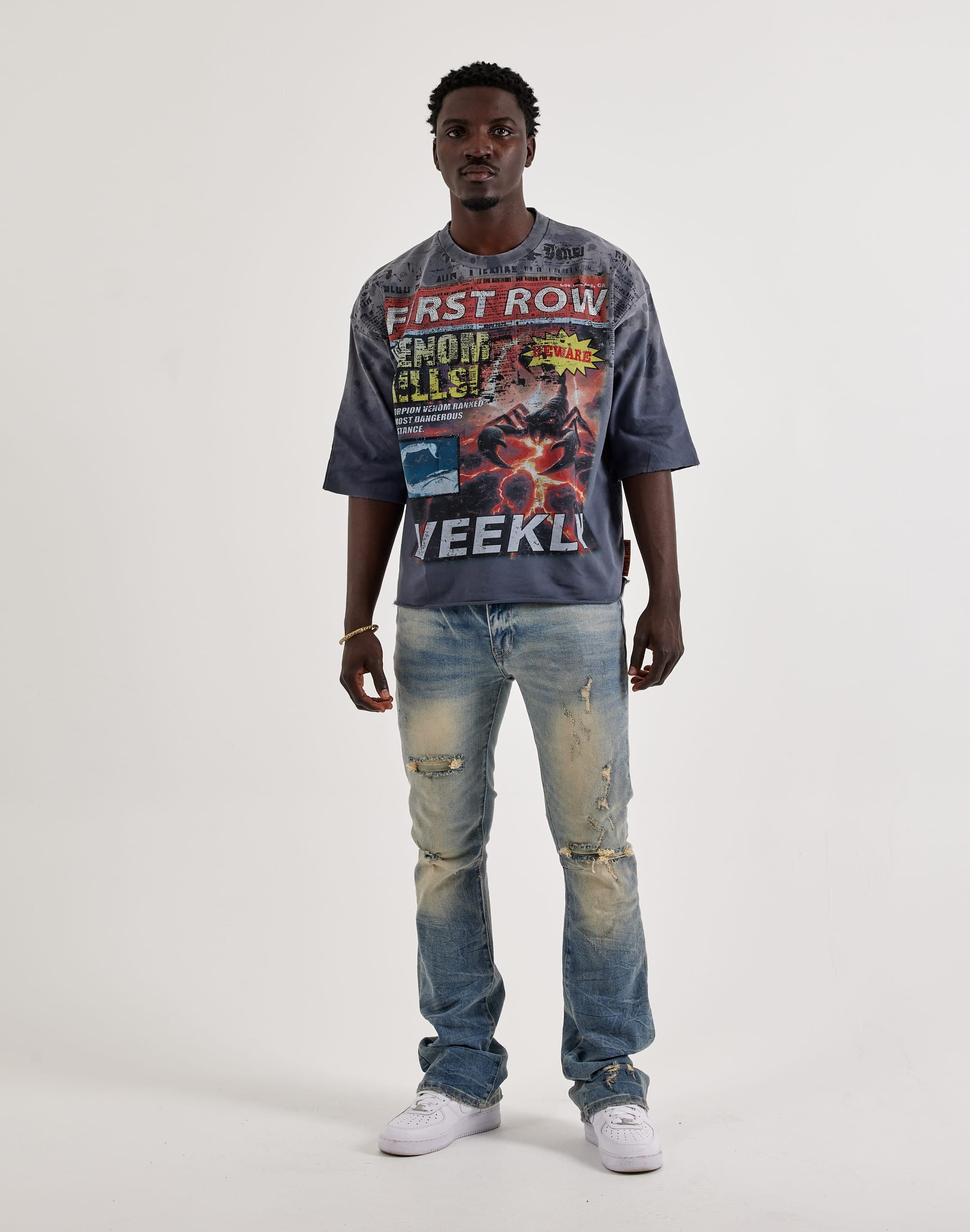 First Row Venom Kills Rhinestone T-Shirt