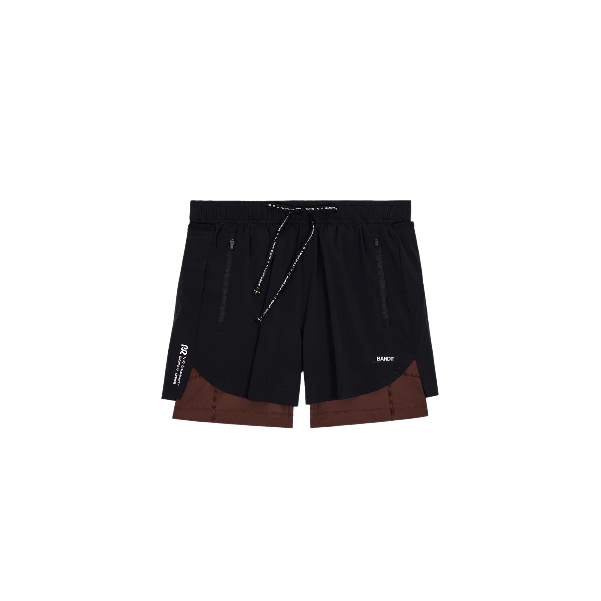 Bandit Running Mens Vento Training With Solite Liner Shorts (2 in 1)