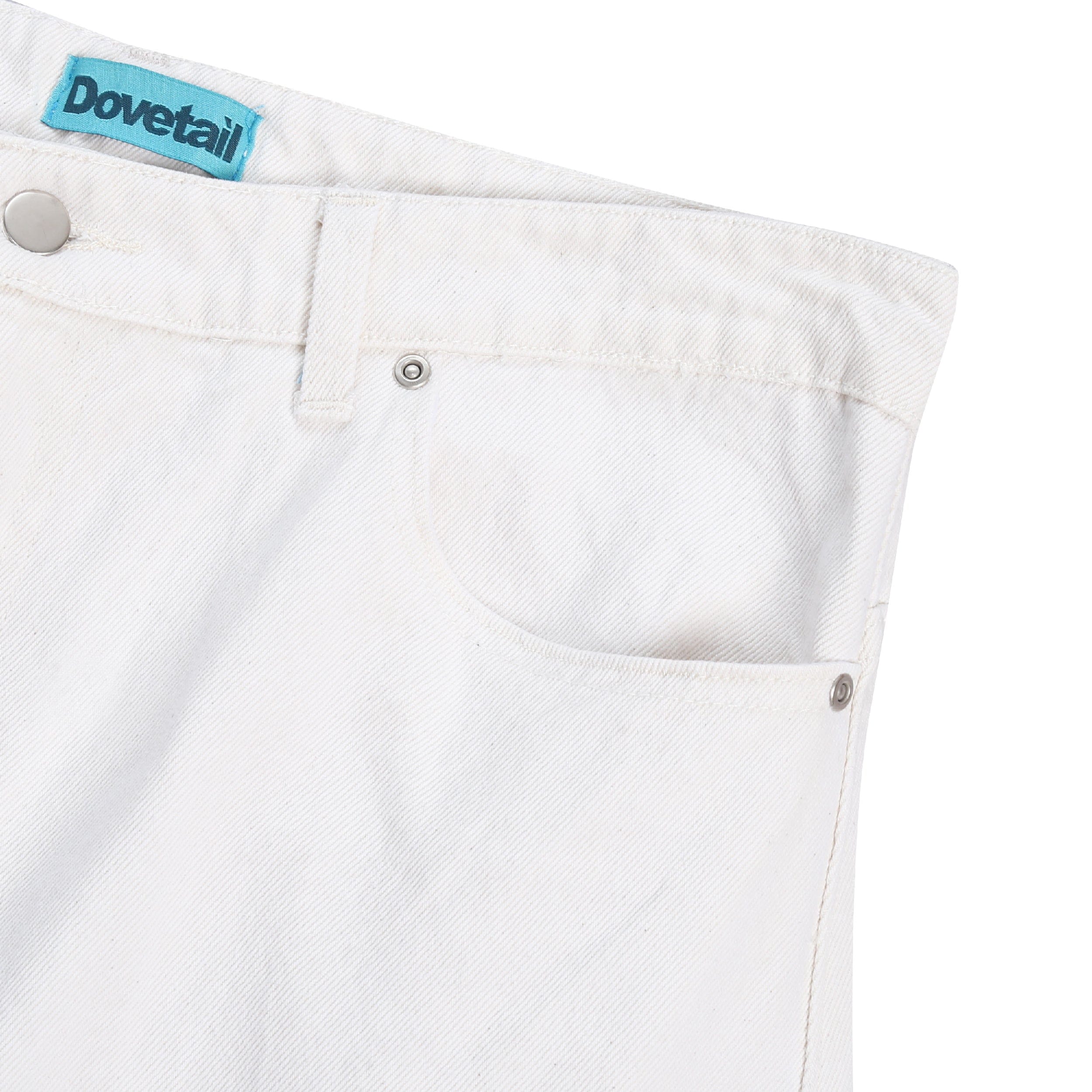 Dovetail Outline Jean Denim - White