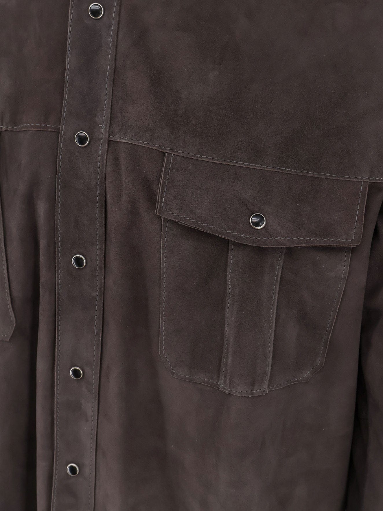 DFOUR Suede shirt