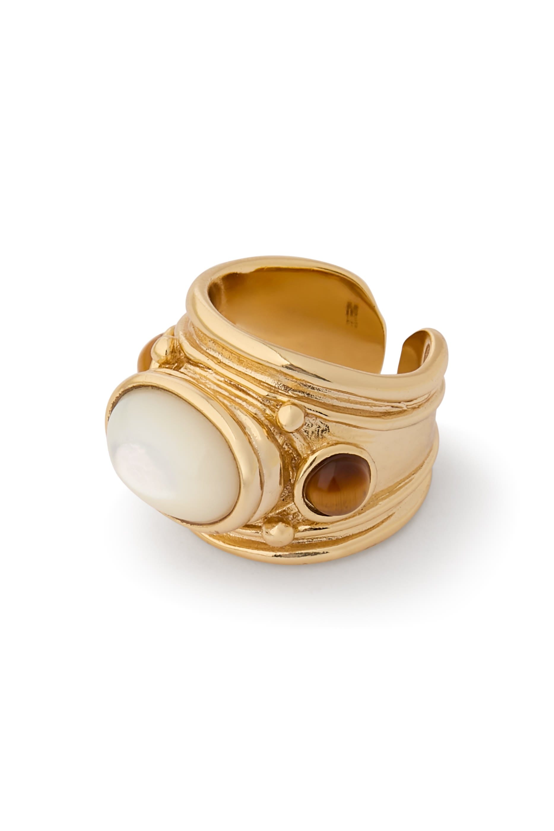 Gas Bijoux Simone Ring, Gold - Plated Brass
