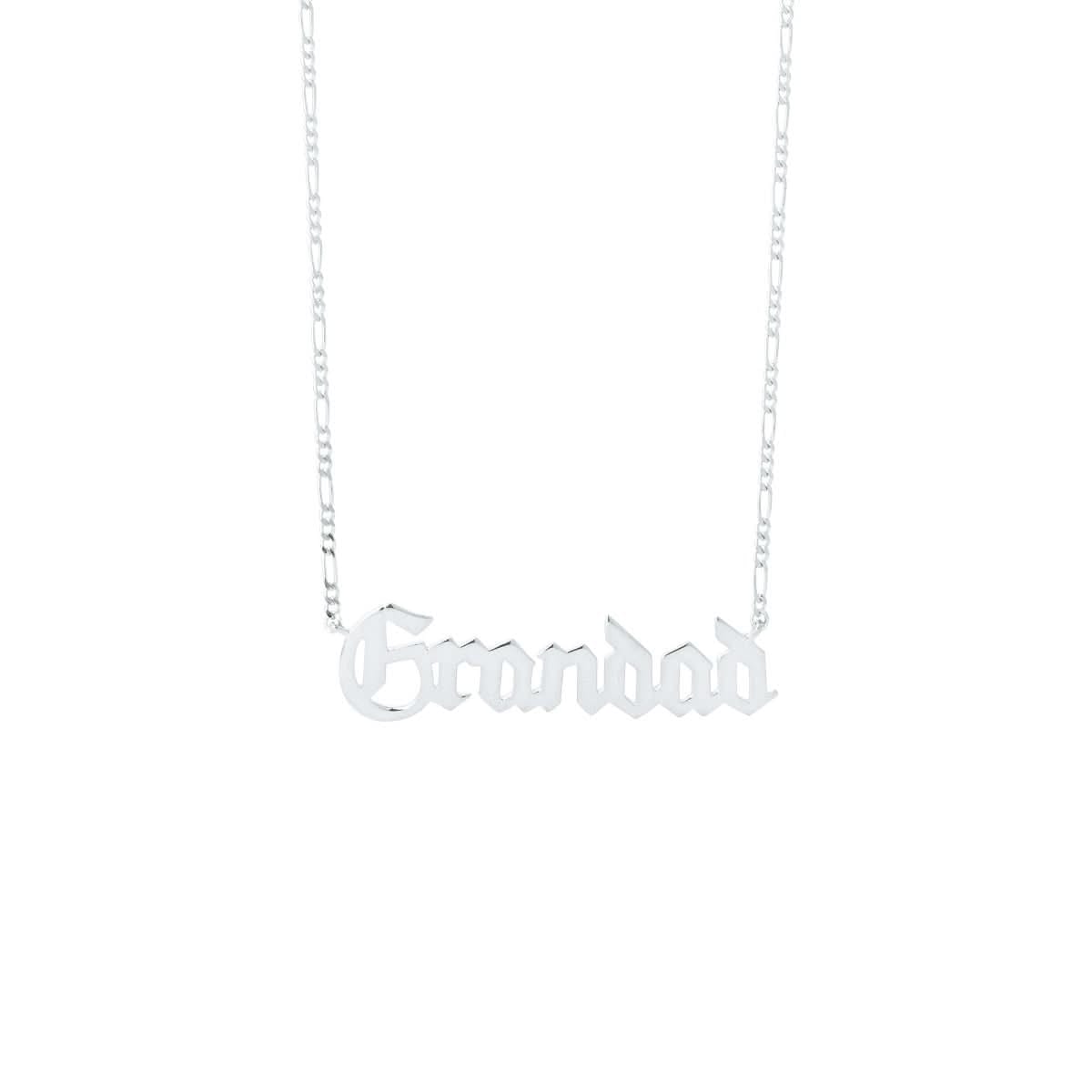 Maria Black Grandad Necklace