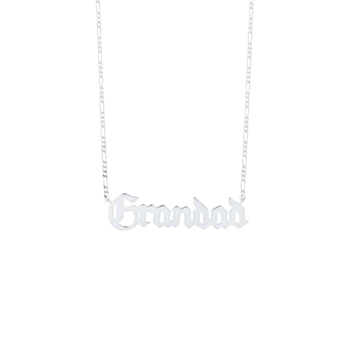 Maria Black Grandad Necklace