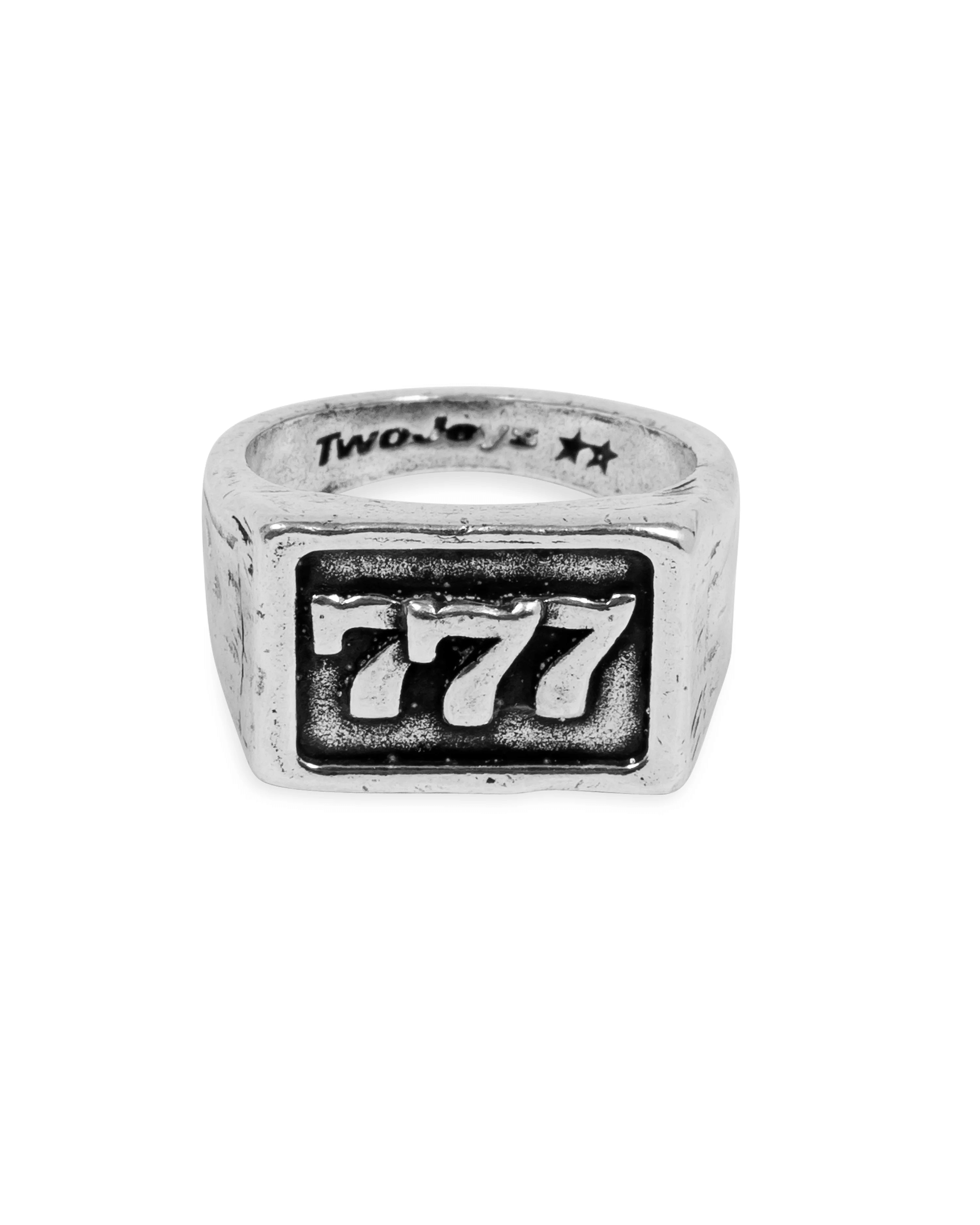 Twojeys 777 Ring Silver